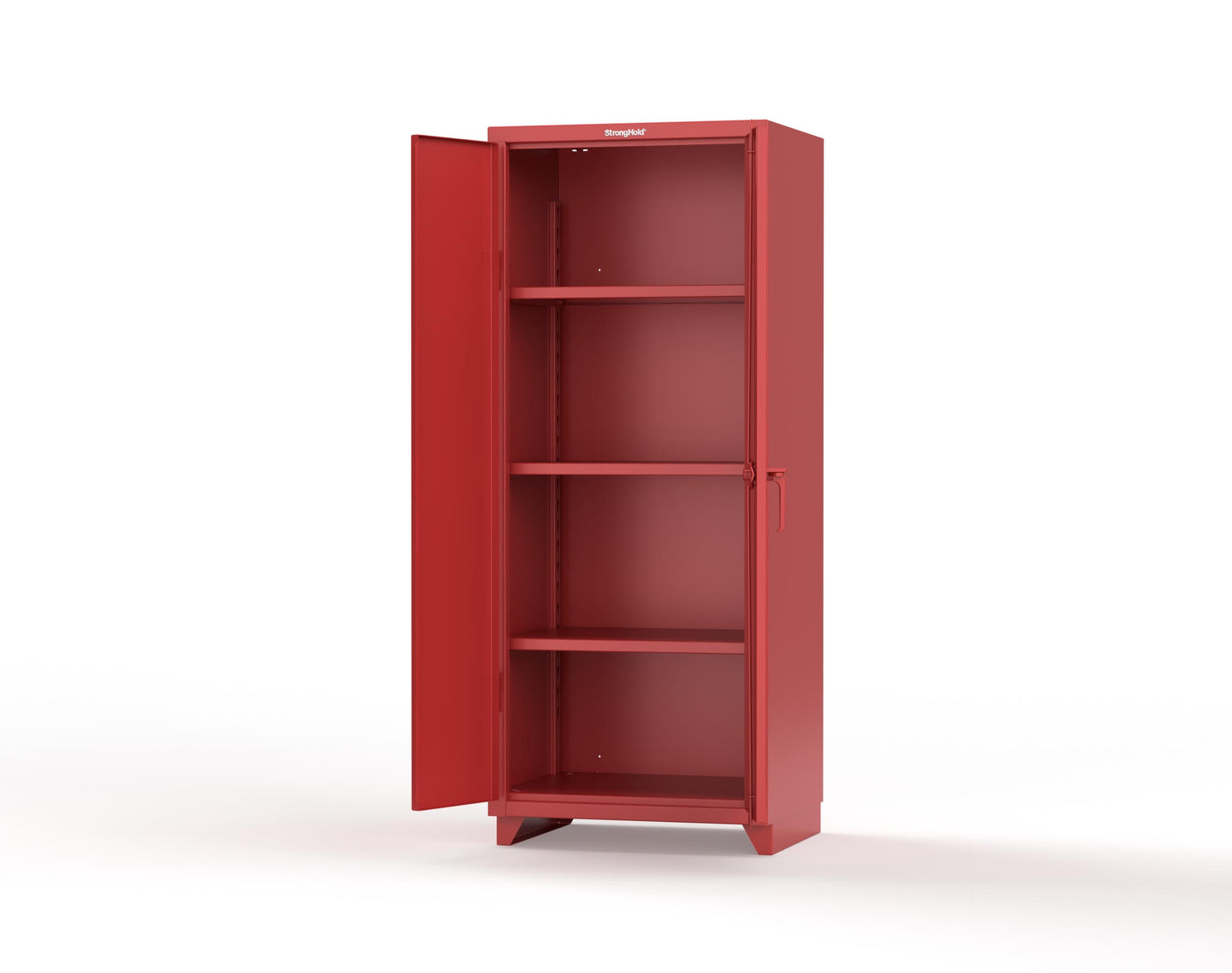 Extra Heavy Duty 14 GA Cabinet with 3 Shelves - 30 in. W x 24 in. D x 75 in. H - 2.66-243-L-3001
