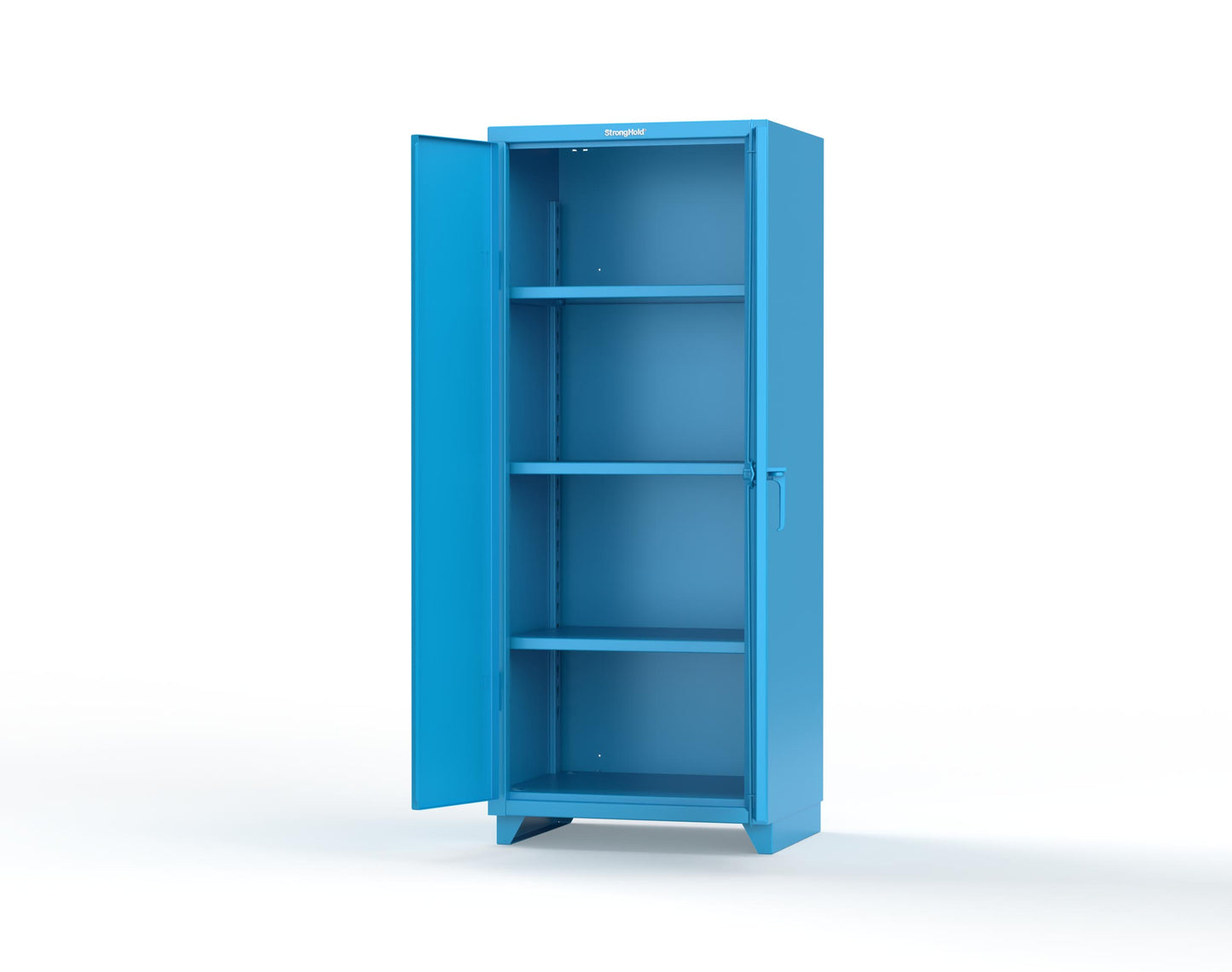 Extra Heavy Duty 14 GA Cabinet with 3 Shelves - 30 in. W x 24 in. D x 75 in. H - 2.66-243-L-5012