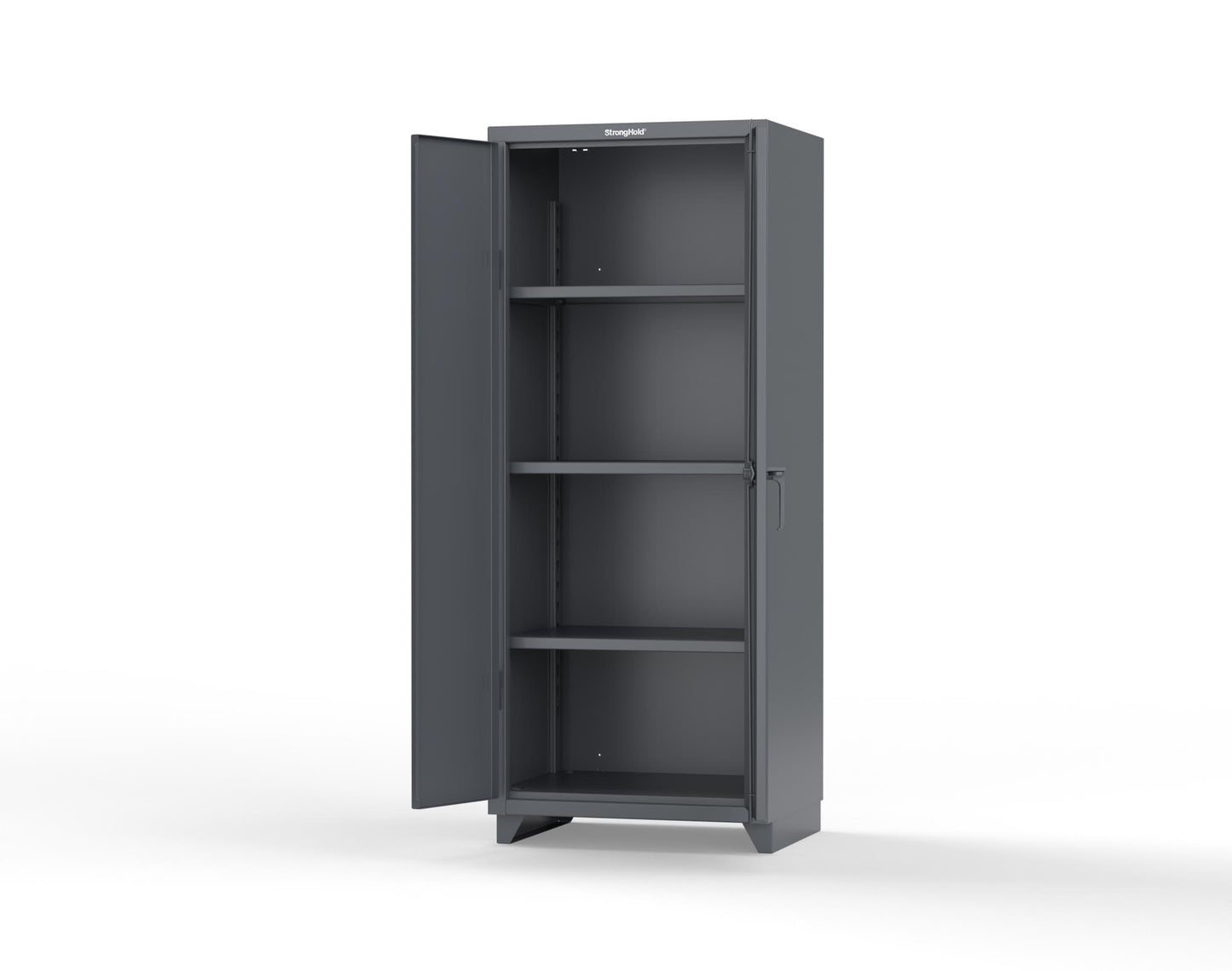 Extra Heavy Duty 14 GA Cabinet with 3 Shelves - 30 in. W x 24 in. D x 75 in. H - 2.66-243-L-7024