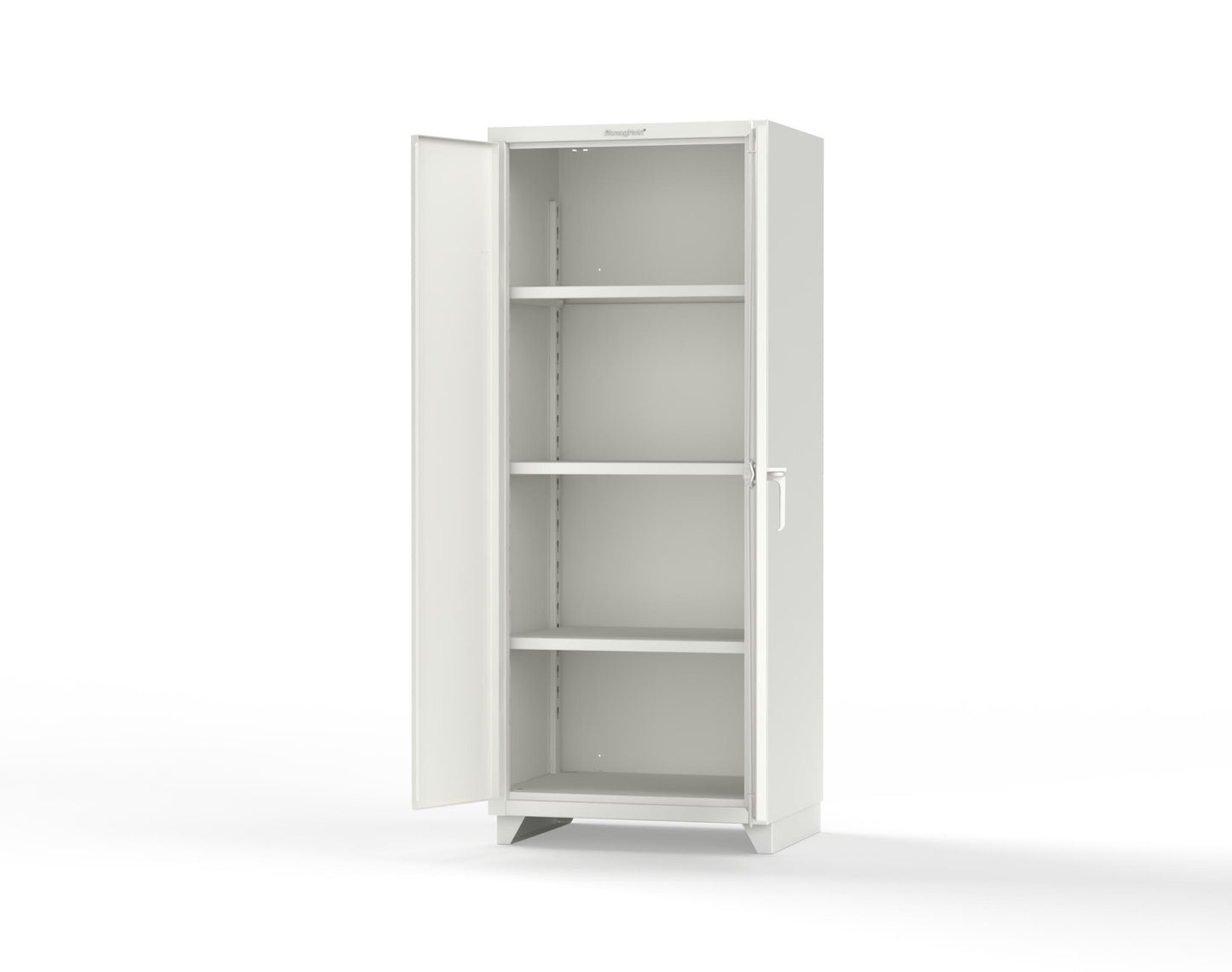 Extra Heavy Duty 14 GA Cabinet with 3 Shelves - 30 in. W x 24 in. D x 75 in. H - 2.66-243-L-9003