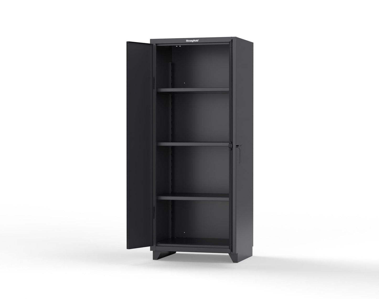 Extra Heavy Duty 14 GA Cabinet with 3 Shelves - 30 in. W x 24 in. D x 75 in. H - 2.66-243-L-9005