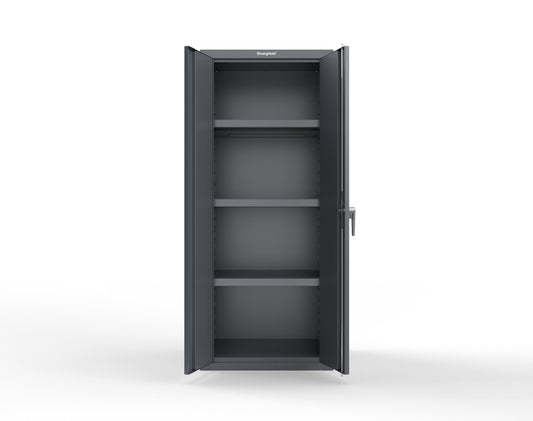 Heavy-Duty 18 GA Cabinet with 3 Shelves - 30 in. W x 24 in. D x 72 in. H - 2.66-243-P-7024
