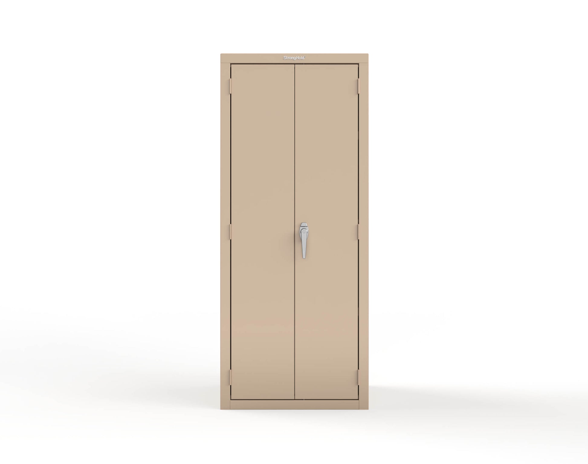 Heavy Duty 18 GA Janitorial Cabinet with 3 Half Shelves - 30 in. W x 24 in. D x 72 in. H - 2.66-BC-243-P-1019