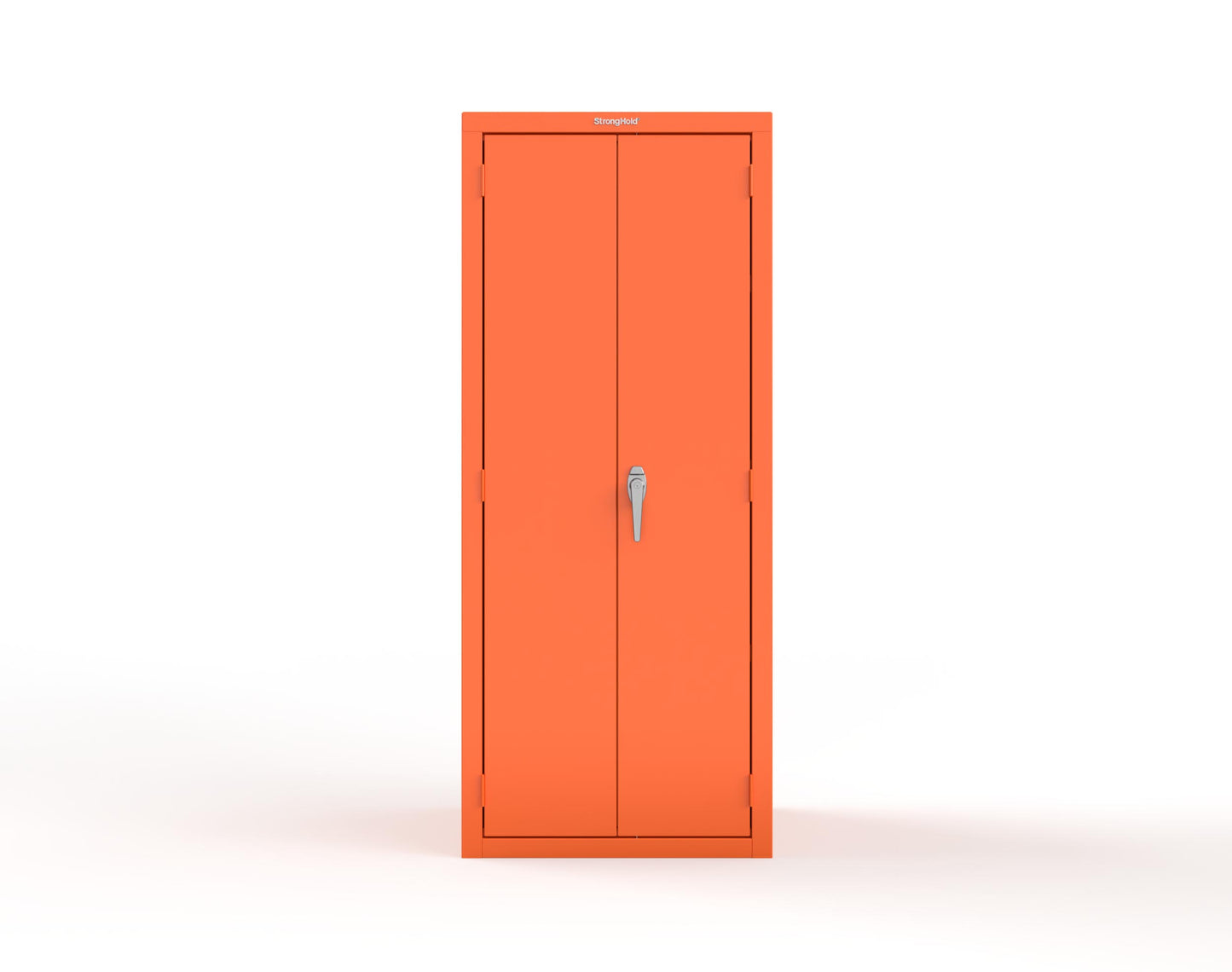 Heavy Duty 18 GA Janitorial Cabinet with 3 Half Shelves - 30 in. W x 24 in. D x 72 in. H - 2.66-BC-243-P-2009