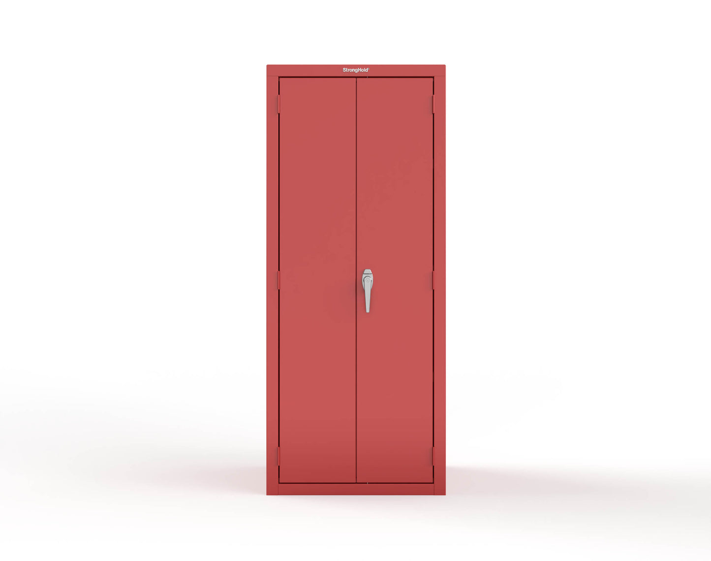 Heavy Duty 18 GA Janitorial Cabinet with 3 Half Shelves - 30 in. W x 24 in. D x 72 in. H - 2.66-BC-243-P-3001