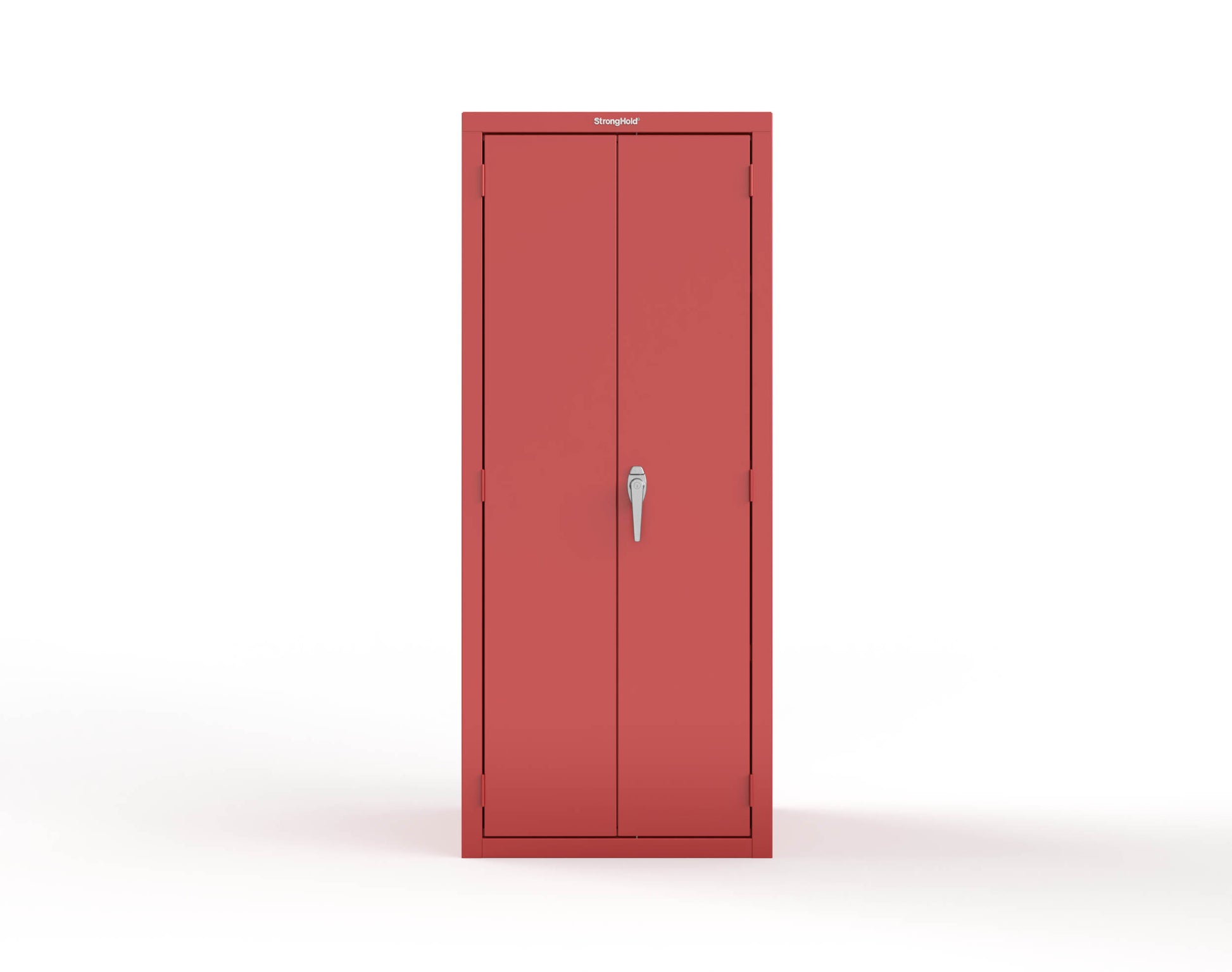 Heavy Duty 18 GA Janitorial Cabinet with 3 Half Shelves - 30 in. W x 24 in. D x 72 in. H - 2.66-BC-243-P-3001