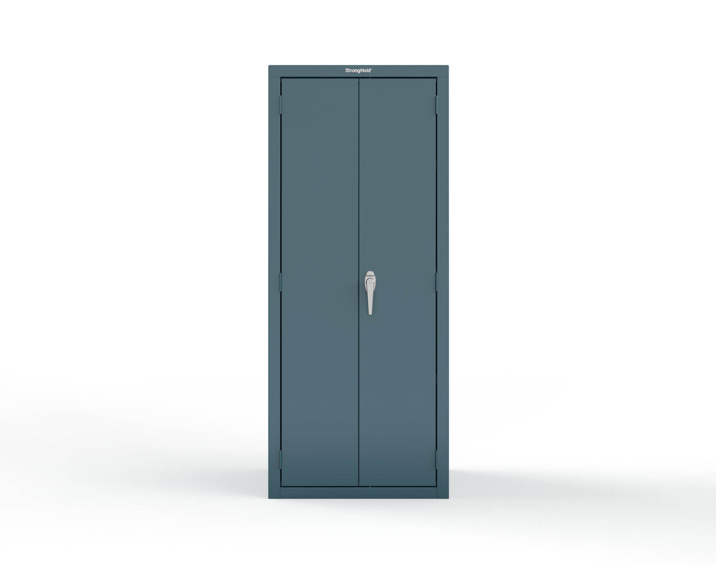 Heavy Duty 18 GA Janitorial Cabinet with 3 Half Shelves - 30 in. W x 24 in. D x 72 in. H - 2.66-BC-243-P-5001