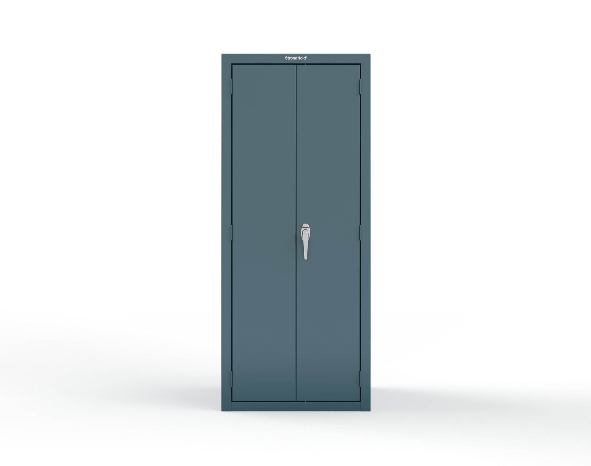 Heavy Duty 18 GA Janitorial Cabinet with 3 Half Shelves - 30 in. W x 24 in. D x 72 in. H - 2.66-BC-243-P-5001