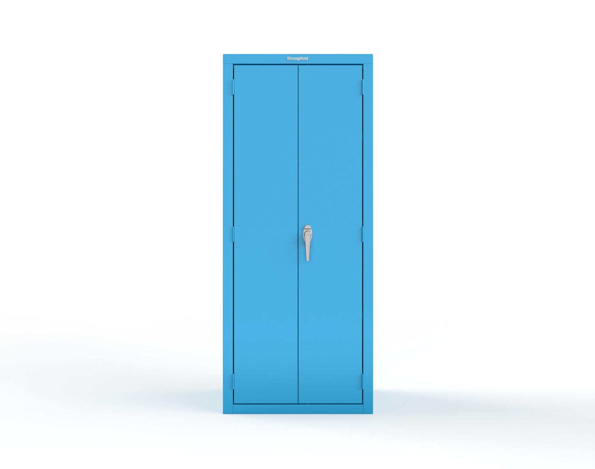 Heavy Duty 18 GA Janitorial Cabinet with 3 Half Shelves - 30 in. W x 24 in. D x 72 in. H - 2.66-BC-243-P-5012