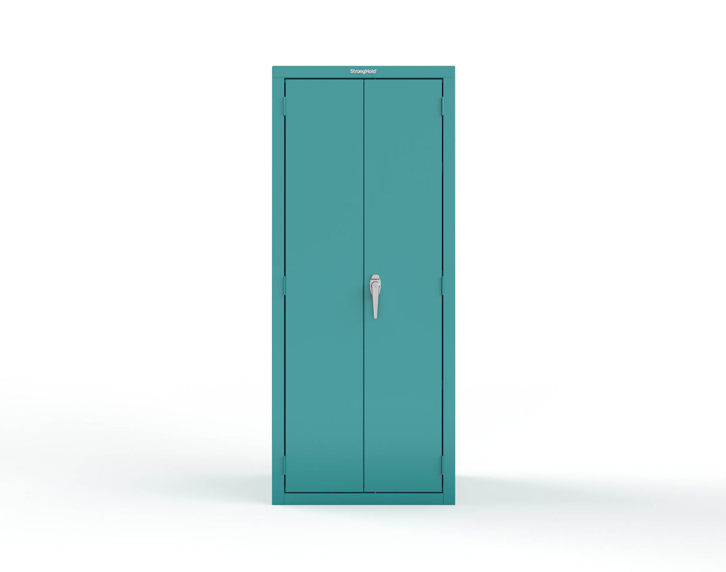 Heavy Duty 18 GA Janitorial Cabinet with 3 Half Shelves - 30 in. W x 24 in. D x 72 in. H - 2.66-BC-243-P-5021