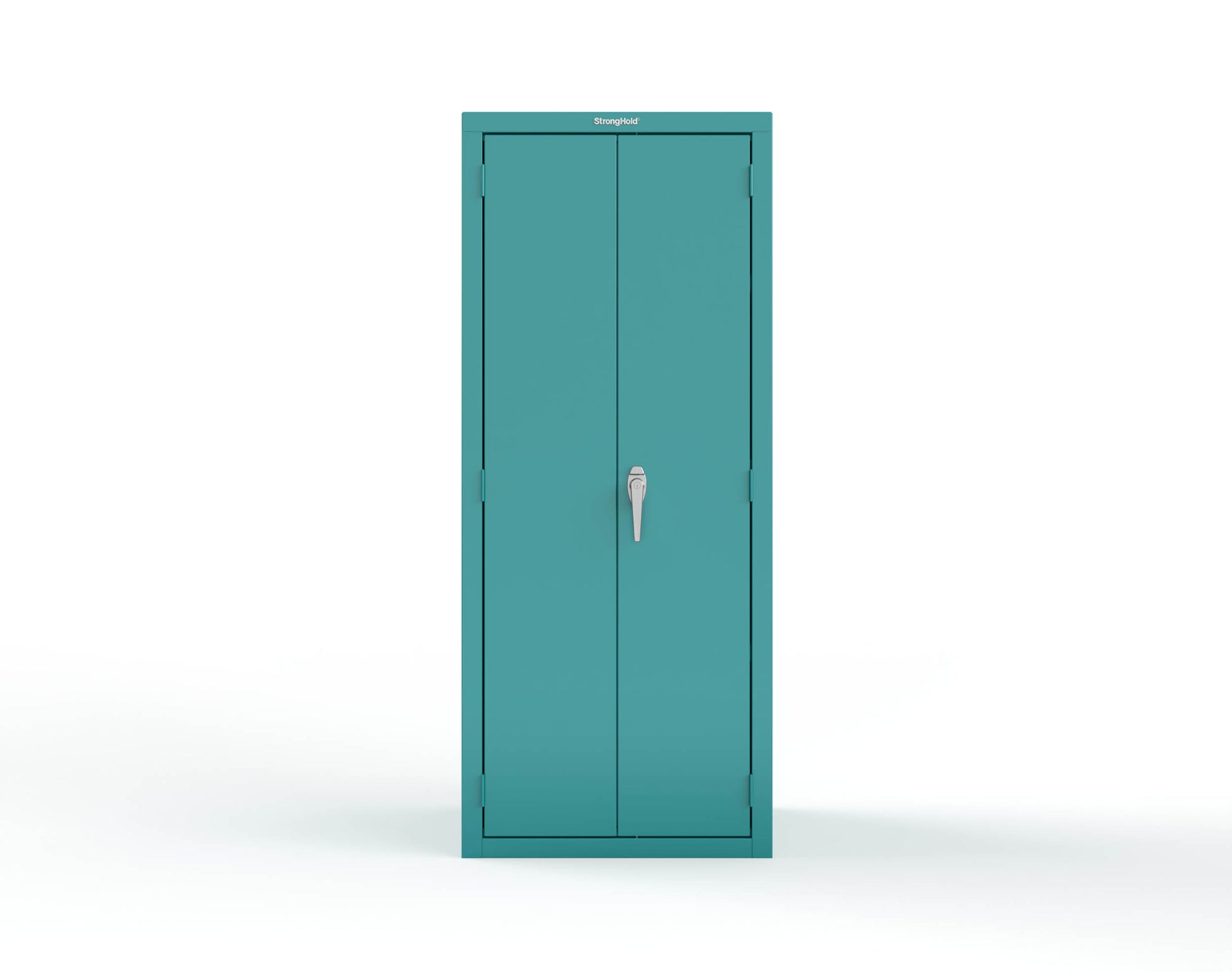 Heavy Duty 18 GA Janitorial Cabinet with 3 Half Shelves - 30 in. W x 24 in. D x 72 in. H - 2.66-BC-243-P-5021