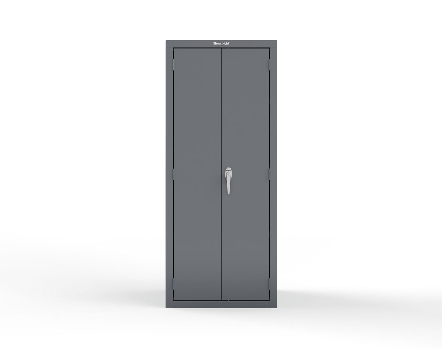 Heavy Duty 18 GA Janitorial Cabinet with 3 Half Shelves - 30 in. W x 24 in. D x 72 in. H - 2.66-BC-243-P-7024