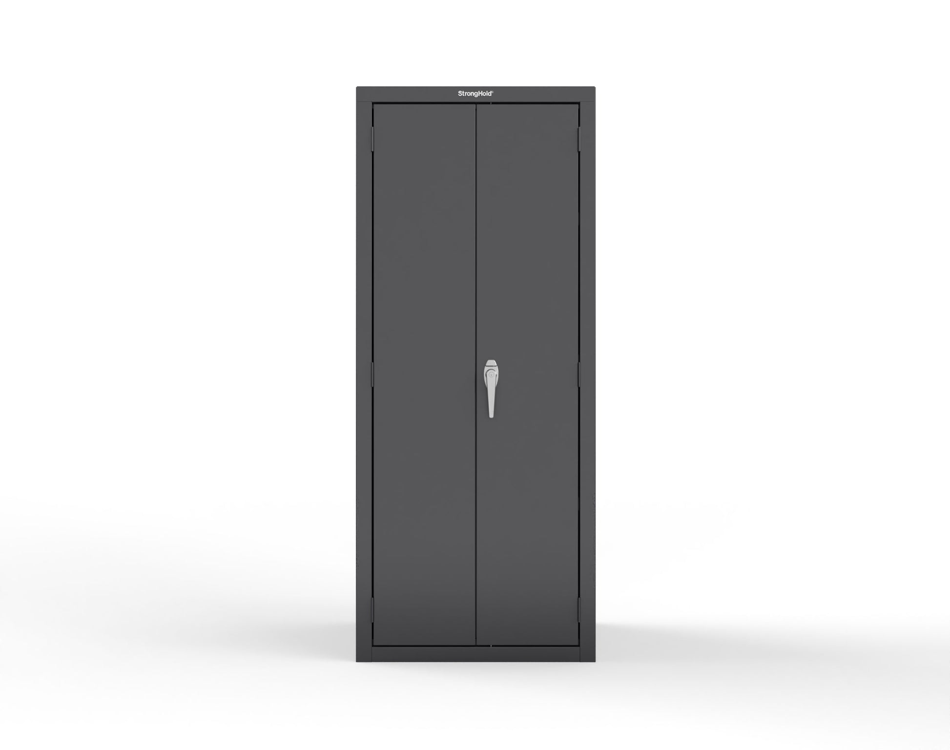 Heavy Duty 18 GA Janitorial Cabinet with 3 Half Shelves - 30 in. W x 24 in. D x 72 in. H - 2.66-BC-243-P-9005