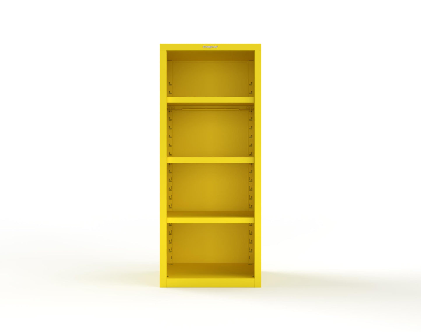 Heavy Duty 18 GA Closed Shelving Unit with 3 Shelves - 30 in. W x 24 in. D x 72 in. H - 2.66-CSU-243-P-1021