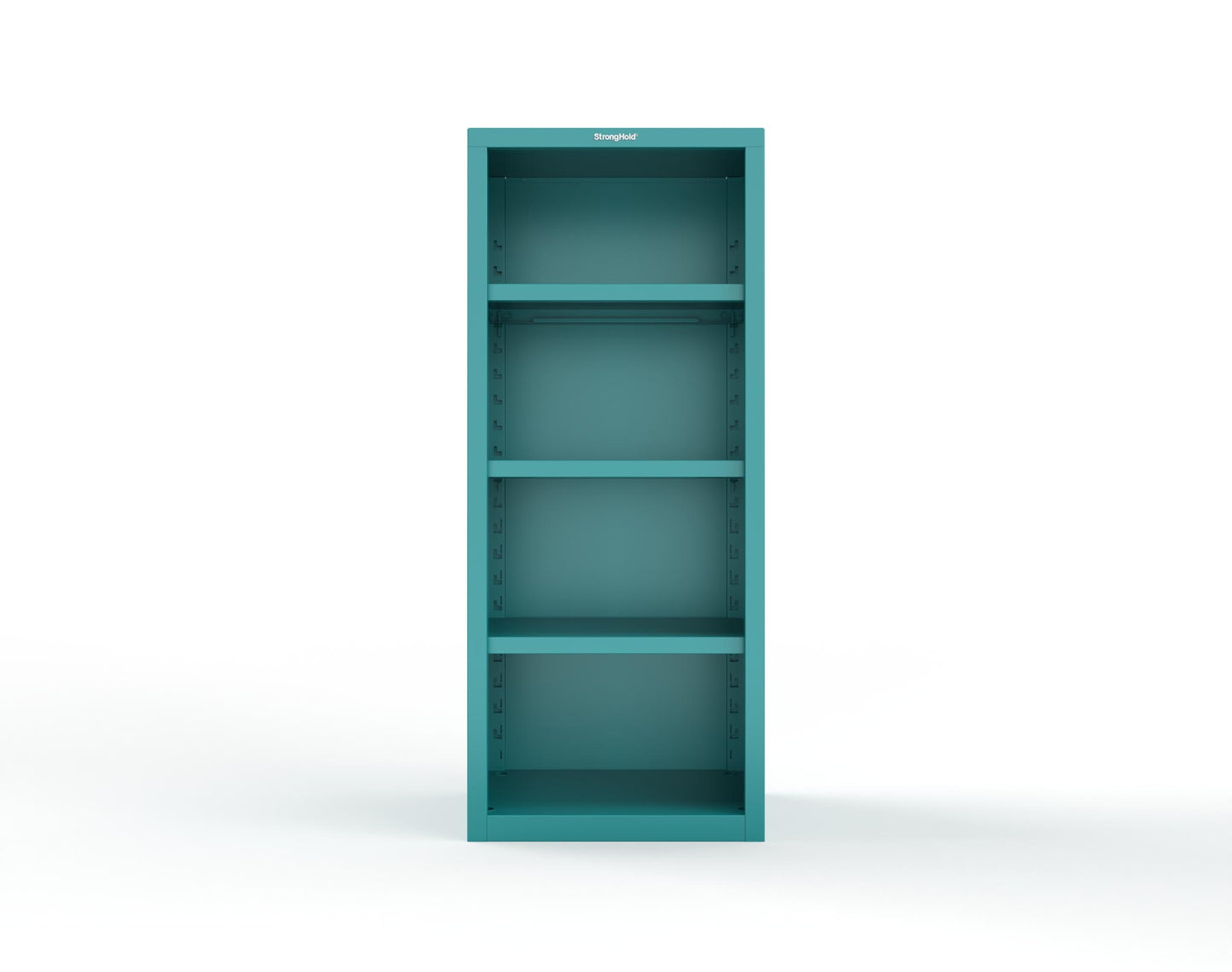 Heavy Duty 18 GA Closed Shelving Unit with 3 Shelves - 30 in. W x 24 in. D x 72 in. H - 2.66-CSU-243-P-5021