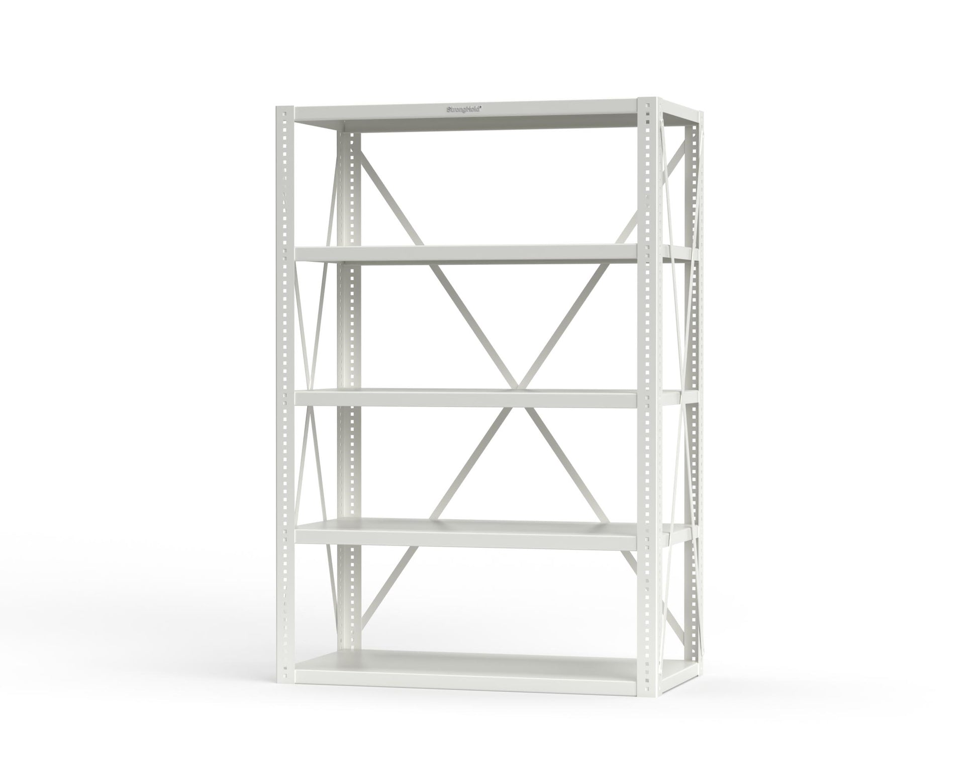 Extreme Duty 12 GA Open Shelving Unit with 5 Shelves - 48 In. W x 24 In. D x 72 In. H - 2448-72-9003
