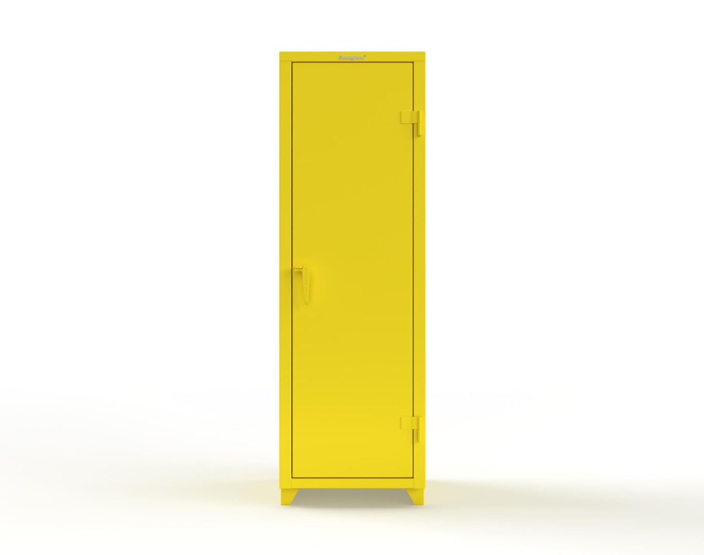 Extra Heavy Duty 14 GA Single-Tier Locker with Shelf and Hanger Rod, 1 Compartment - 24 in. W x 24 in. D x 75 in. H - 26-1D-24-1T-L-1021