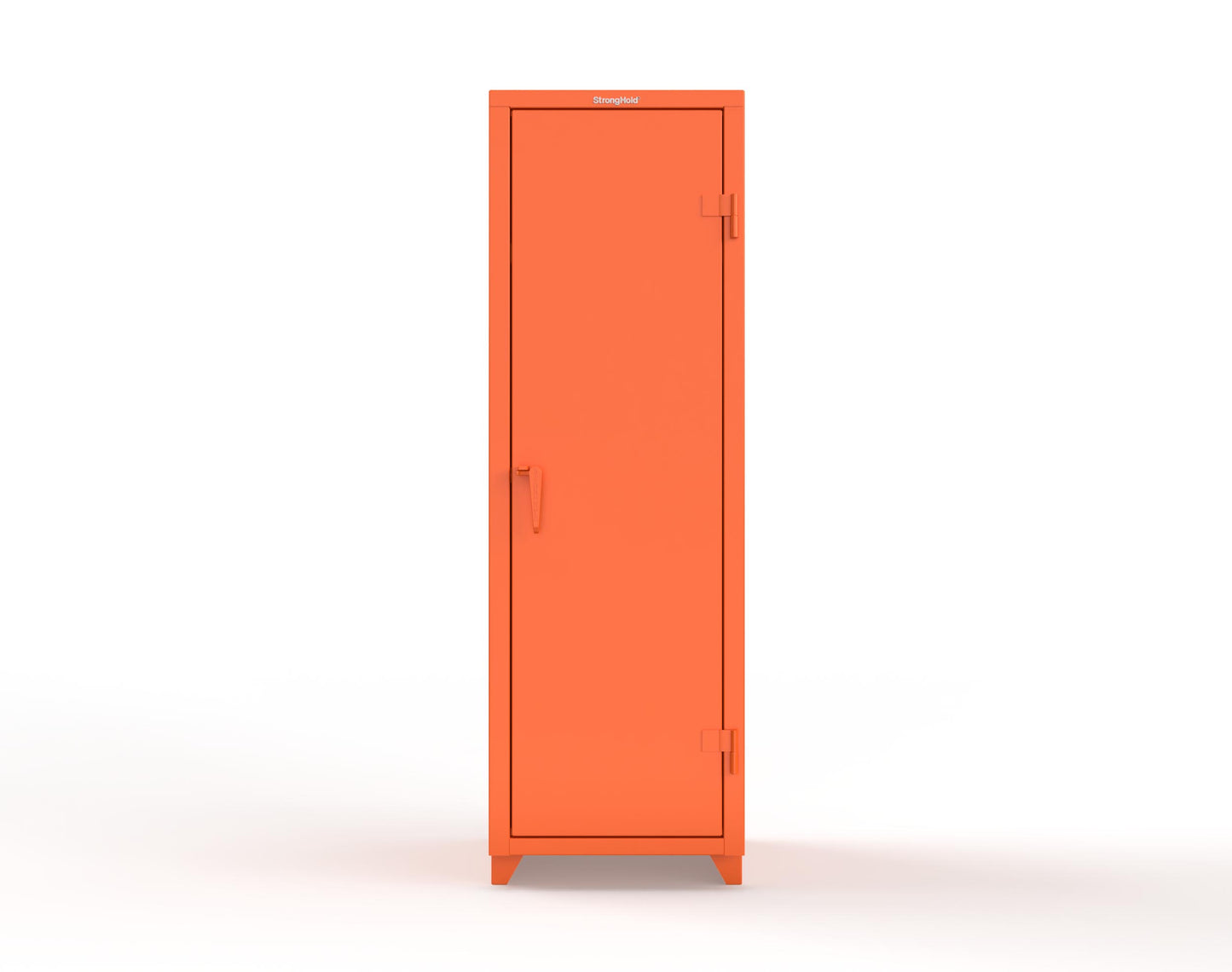 Extra Heavy Duty 14 GA Single-Tier Locker with Shelf and Hanger Rod, 1 Compartment - 24 in. W x 24 in. D x 75 in. H - 26-1D-24-1T-L-2009