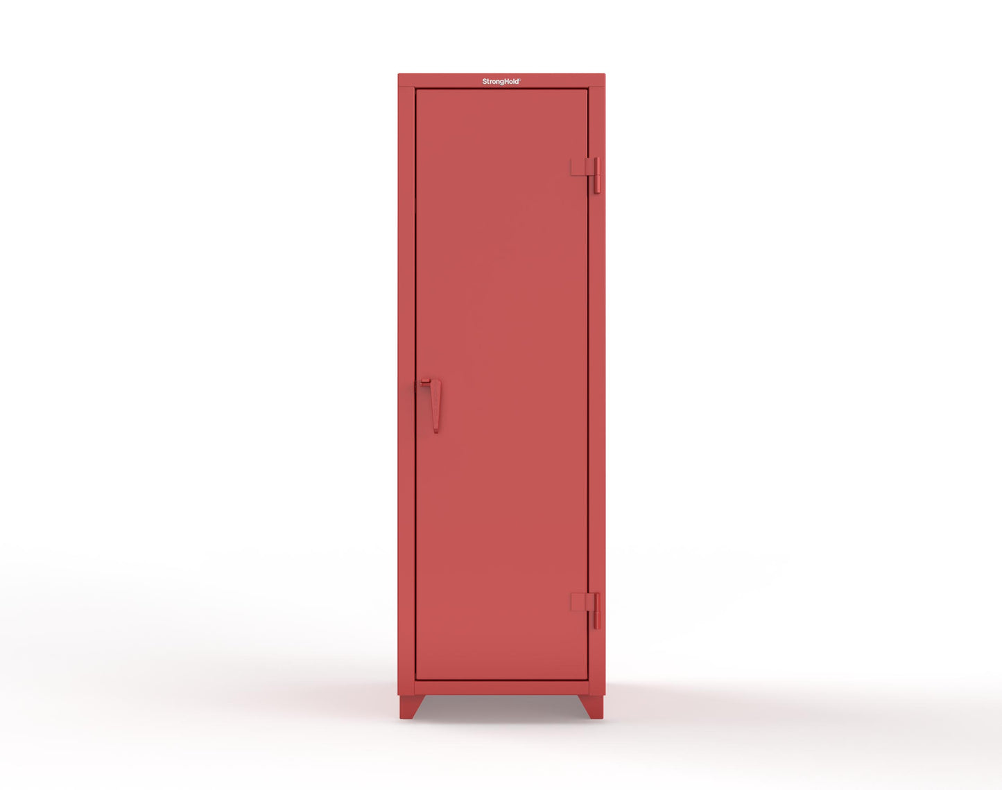 Extra Heavy Duty 14 GA Single-Tier Locker with Shelf and Hanger Rod, 1 Compartment - 24 in. W x 24 in. D x 75 in. H - 26-1D-24-1T-L-3001