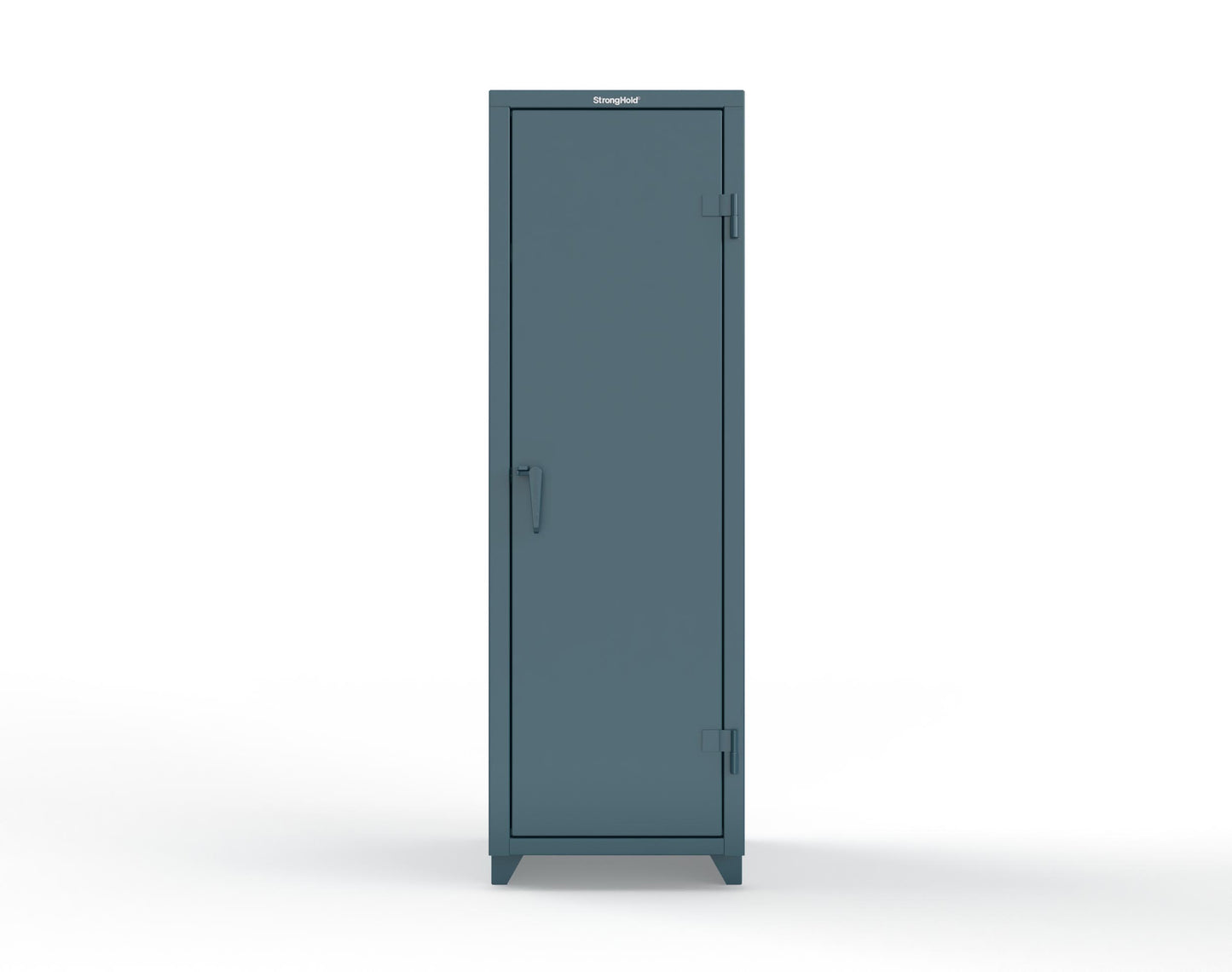 Extra Heavy Duty 14 GA Single-Tier Locker with Shelf and Hanger Rod, 1 Compartment - 24 in. W x 24 in. D x 75 in. H - 26-1D-24-1T-L-5001