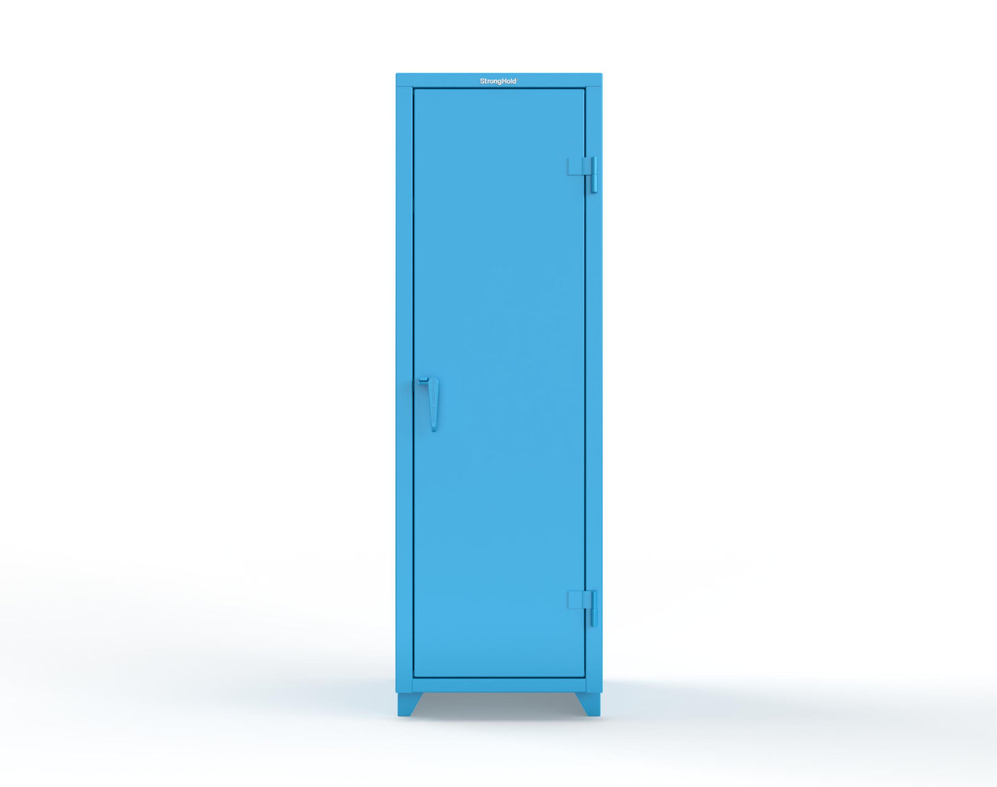Extra Heavy Duty 14 GA Single-Tier Locker with Shelf and Hanger Rod, 1 Compartment - 24 in. W x 24 in. D x 75 in. H - 26-1D-24-1T-L-5012