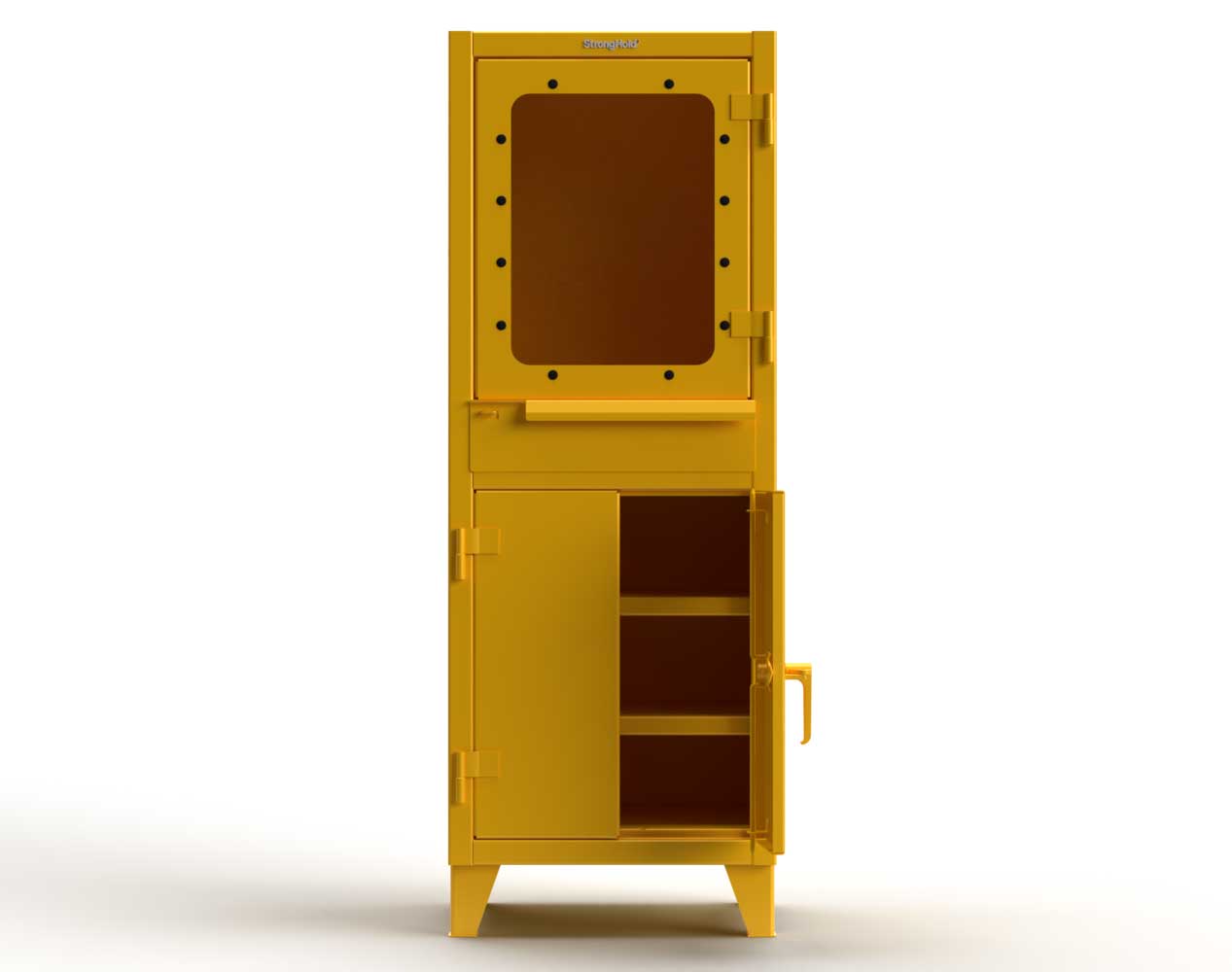 13 GA Computer Cabinet with Retractable Keyboard