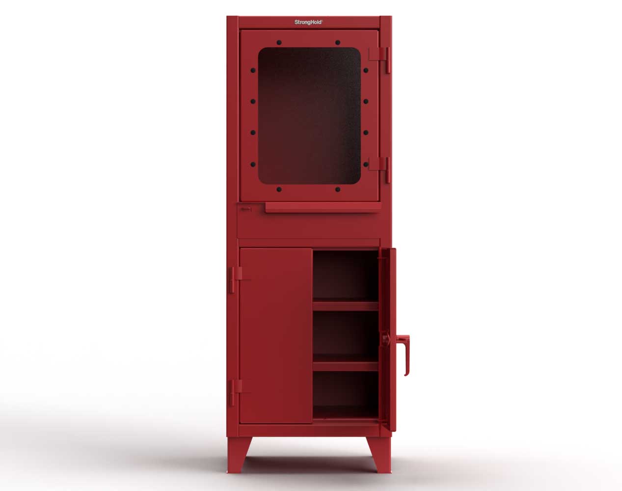 15 GA Computer Cabinet with Retractable Keyboard