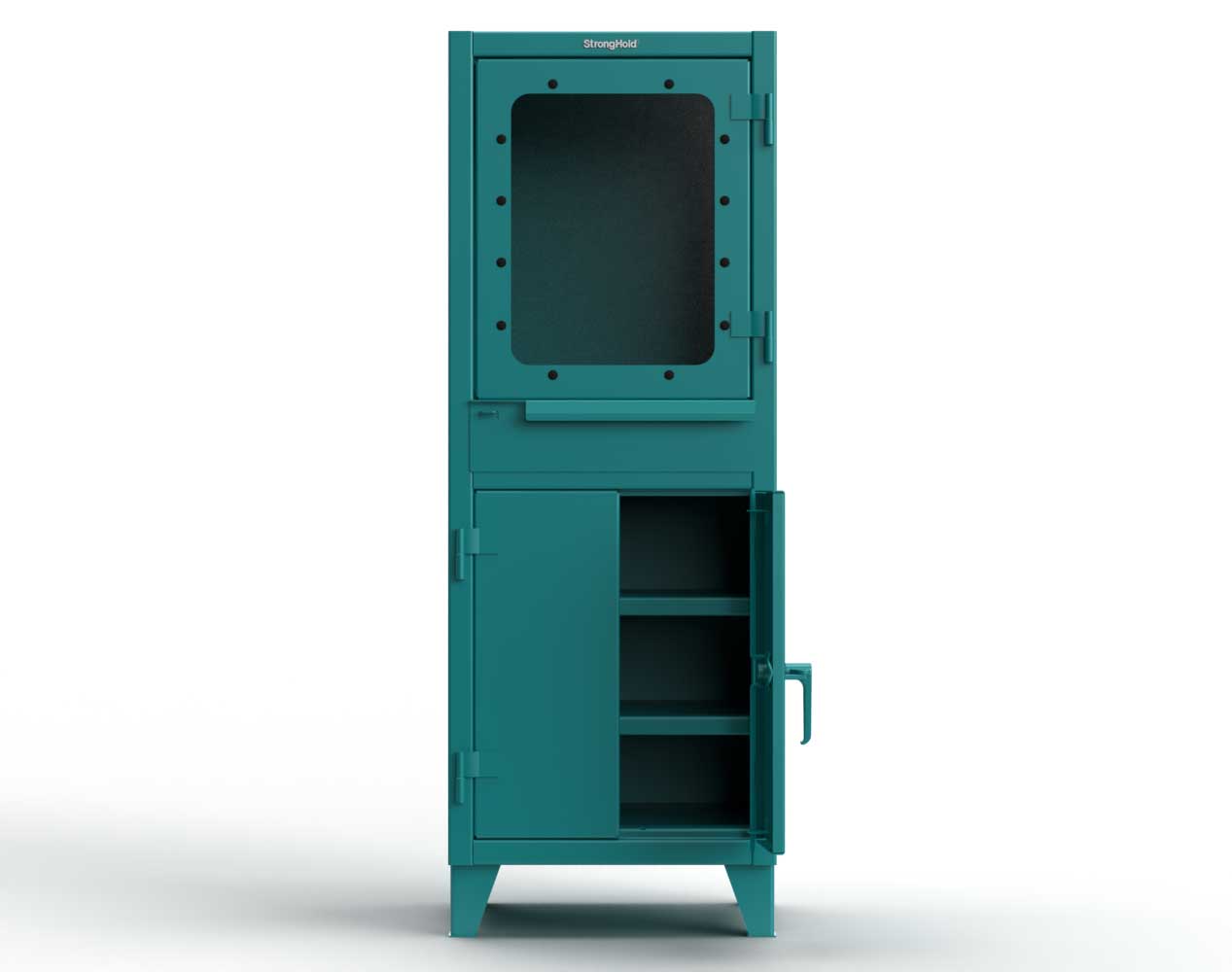 18 GA Computer Cabinet with Retractable Keyboard
