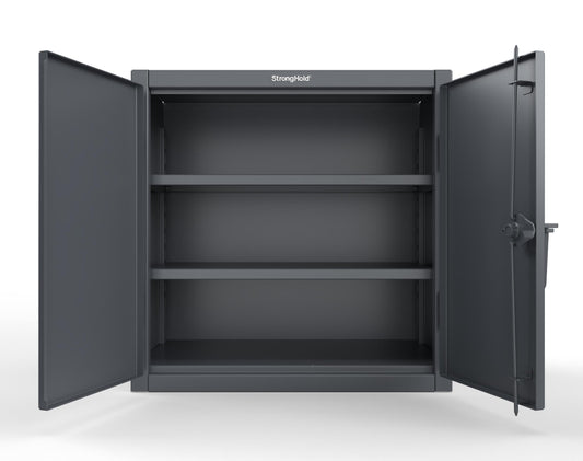 Extreme Duty 12 GA Counter-Height Cabinet with 2 Shelves - 36 In. W x 20 In. D x 36 In. H - 33-202-7024