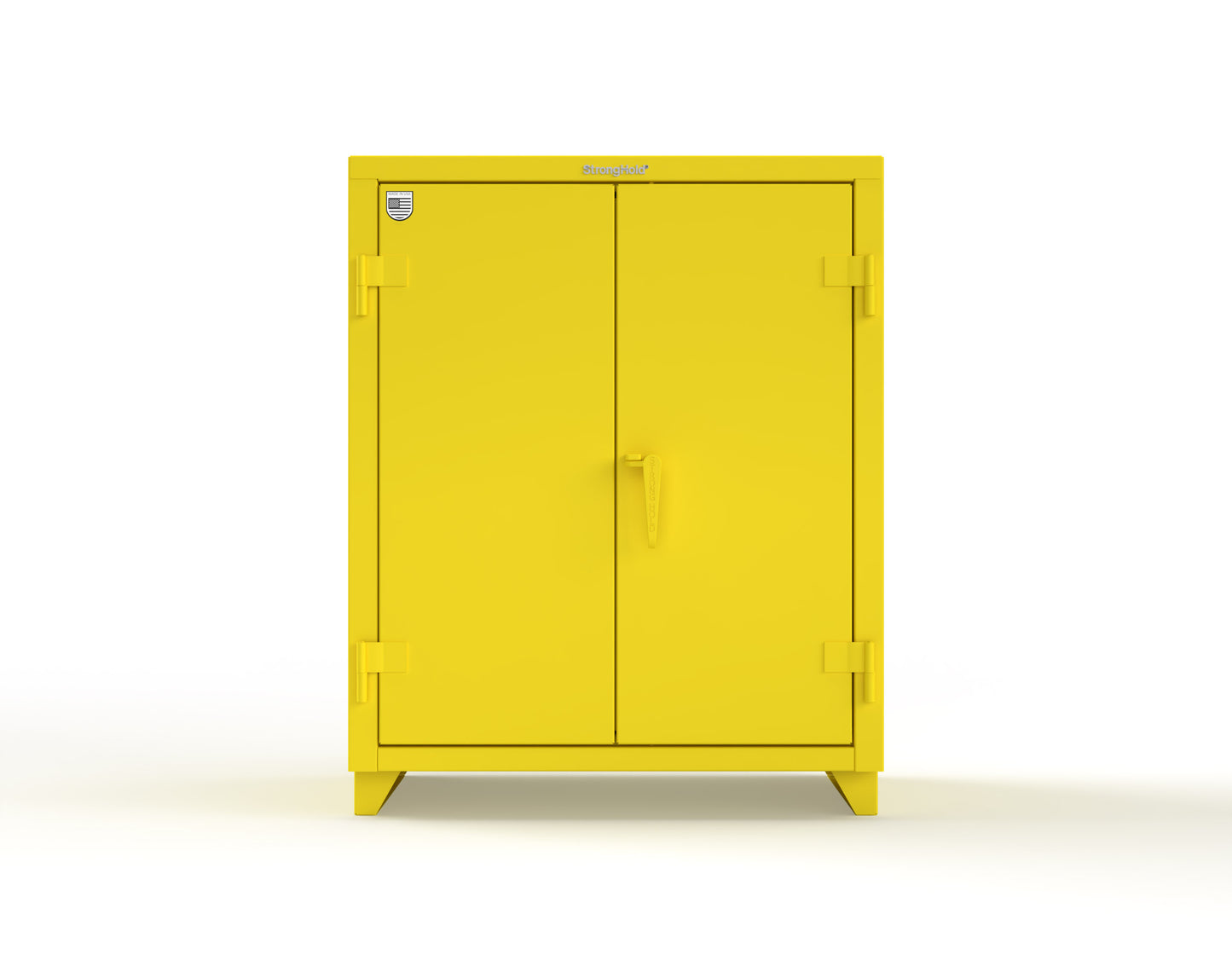 Extra Heavy Duty 14 GA Counter-Height Cabinet with 2 Shelves - 36 In. W x 24 In. D x 42 In. H - 33.6-242-L-1021