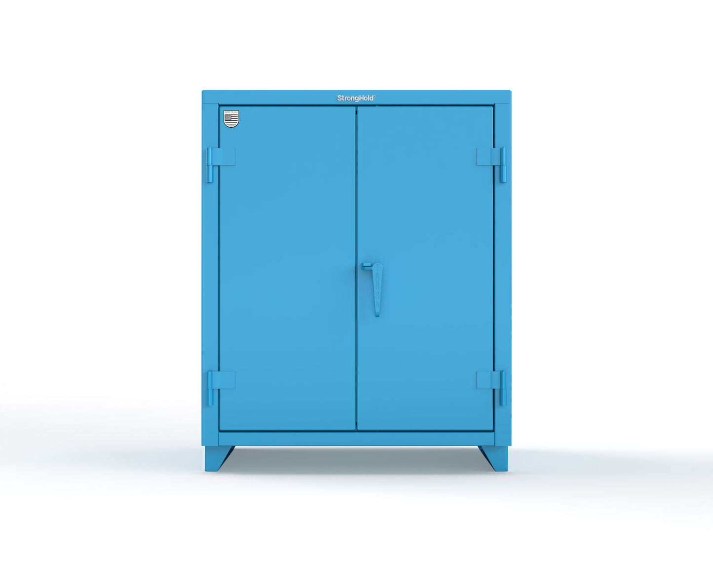 Extra Heavy Duty 14 GA Counter-Height Cabinet with 2 Shelves - 36 In. W x 24 In. D x 42 In. H - 33.6-242-L-5012