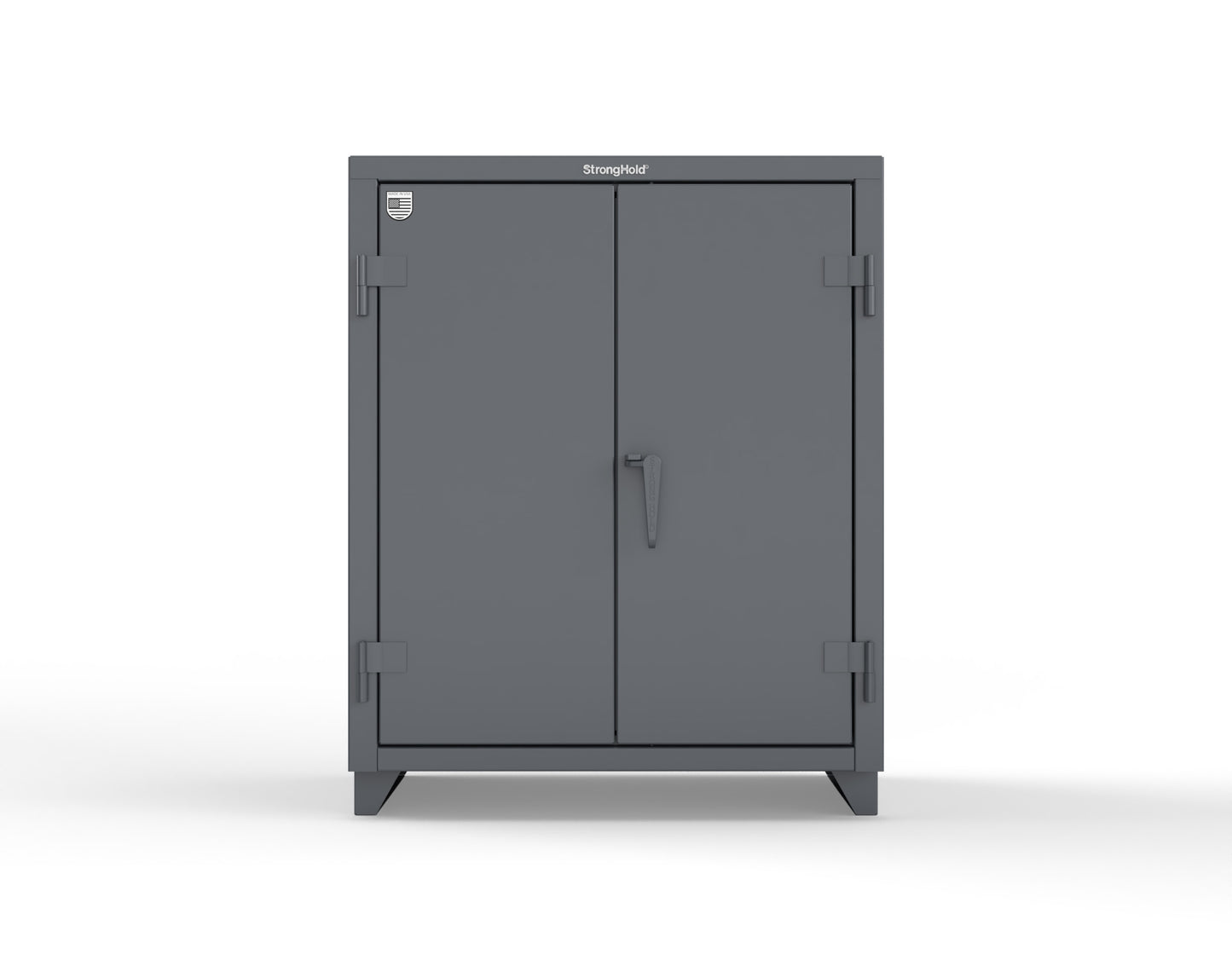 Extra Heavy Duty 14 GA Counter-Height Cabinet with 2 Shelves - 36 In. W x 24 In. D x 42 In. H - 33.6-242-L-7024