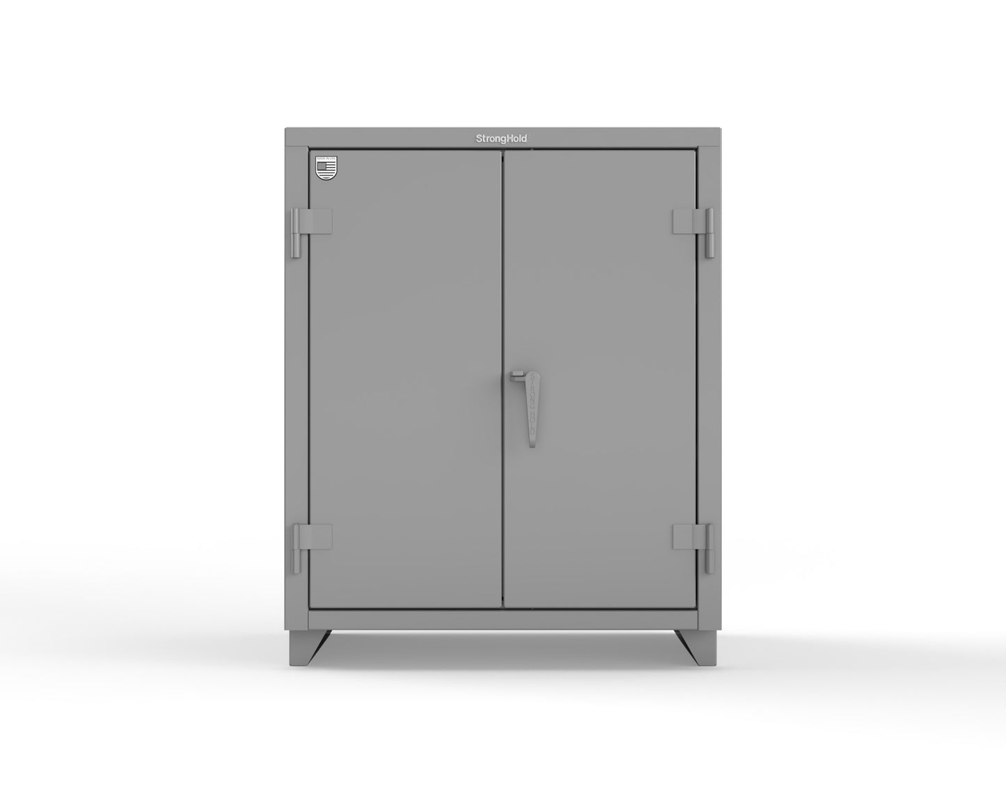 Extra Heavy Duty 14 GA Counter-Height Cabinet with 2 Shelves - 36 In. W x 24 In. D x 42 In. H - 33.6-242-L-7037