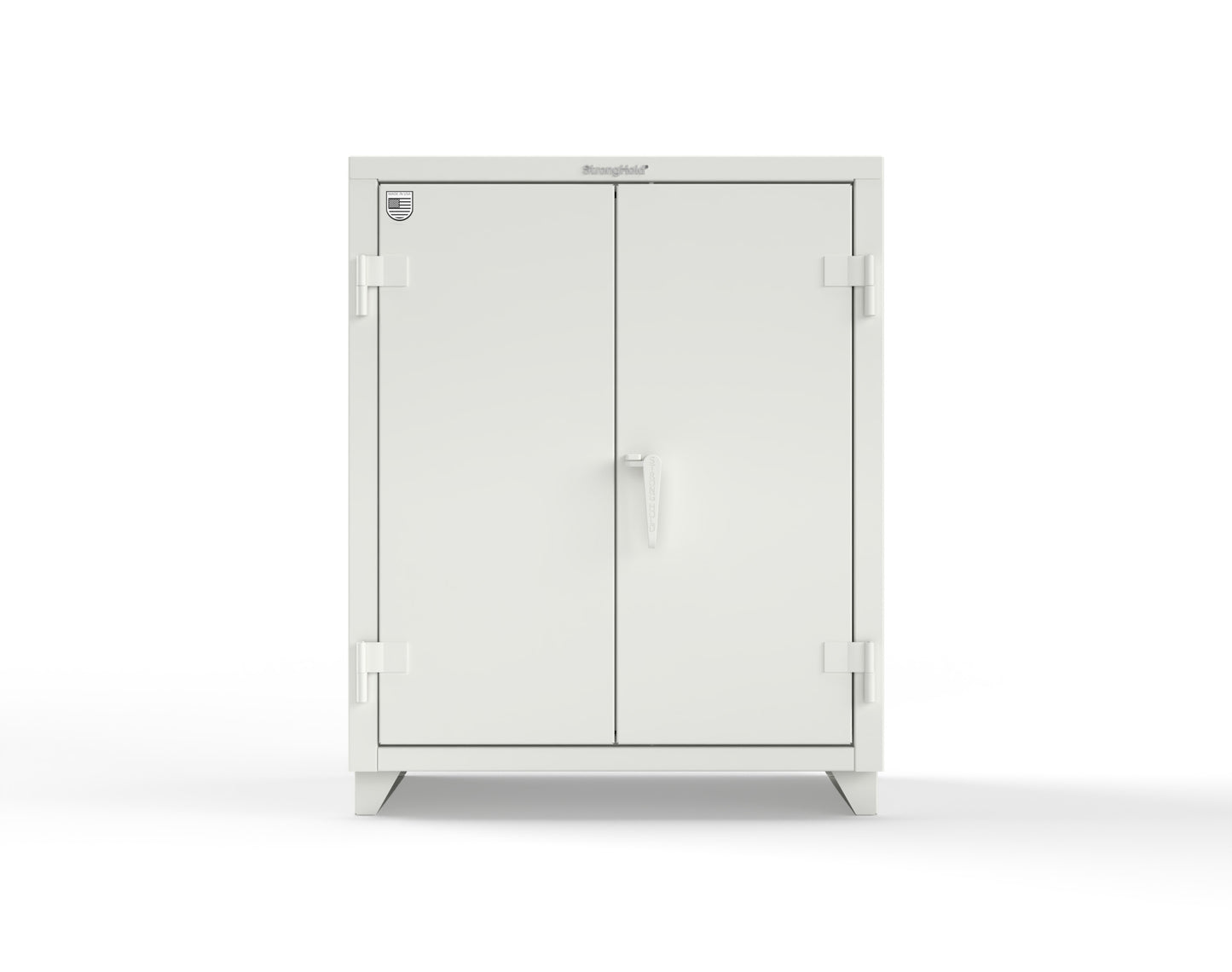 Extra Heavy Duty 14 GA Counter-Height Cabinet with 2 Shelves - 36 In. W x 24 In. D x 42 In. H - 33.6-242-L-9003