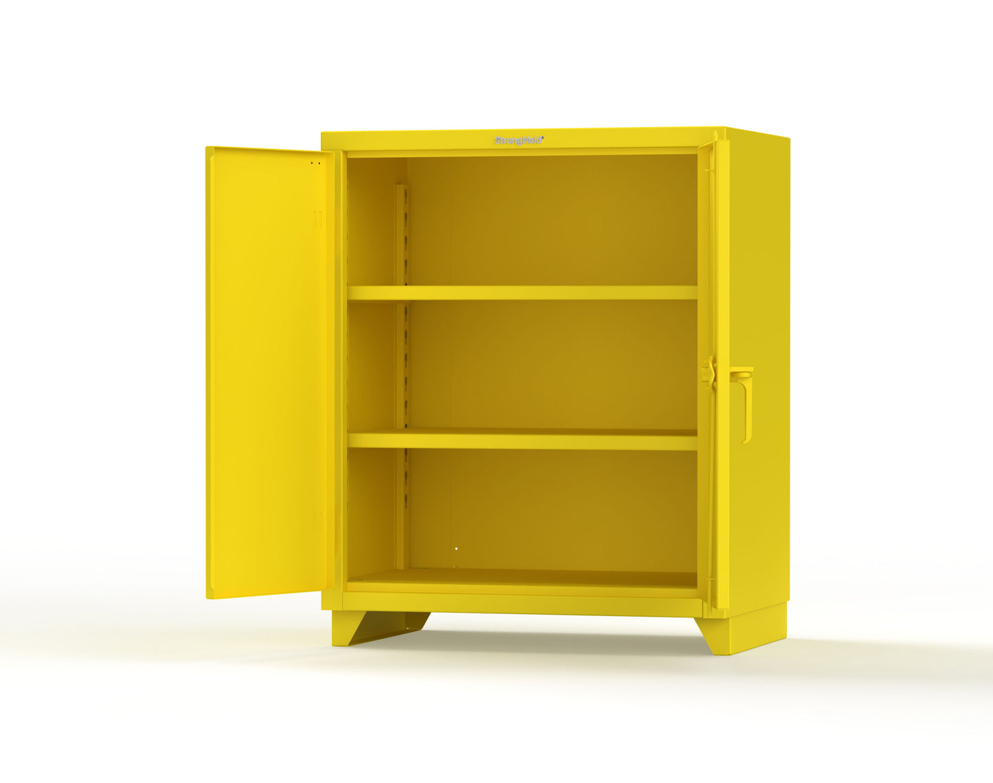 Extra Heavy Duty 14 GA Counter-Height Cabinet with 2 Shelves - 36 In. W x 24 In. D x 42 In. H - 33.6-242-L-1021