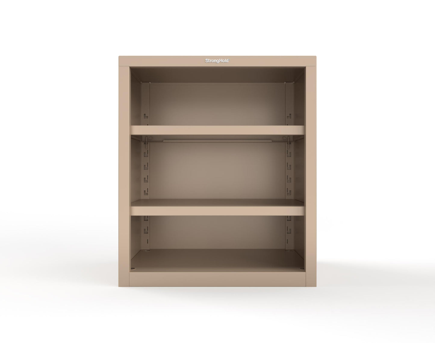 Heavy Duty 18 GA Counter-Height Closed Shelving Unit - 36 in. W x 24 in. D x 42 in. H - 33.6-CSU-242-P-1019