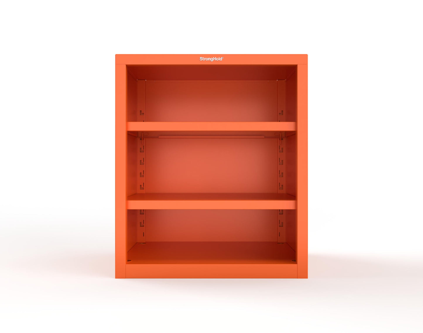Heavy Duty 18 GA Counter-Height Closed Shelving Unit - 36 in. W x 24 in. D x 42 in. H - 33.6-CSU-242-P-2009