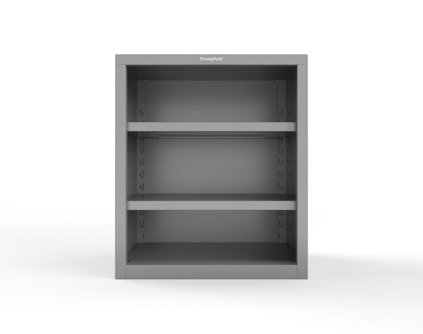 Heavy Duty 18 GA Counter-Height Closed Shelving Unit - 36 in. W x 24 in. D x 42 in. H - 33.6-CSU-242-P-7037