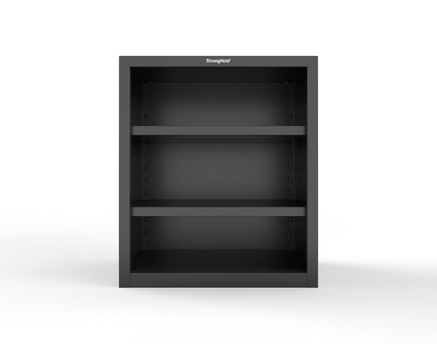 Heavy Duty 18 GA Counter-Height Closed Shelving Unit - 36 in. W x 24 in. D x 42 in. H - 33.6-CSU-242-P-9005