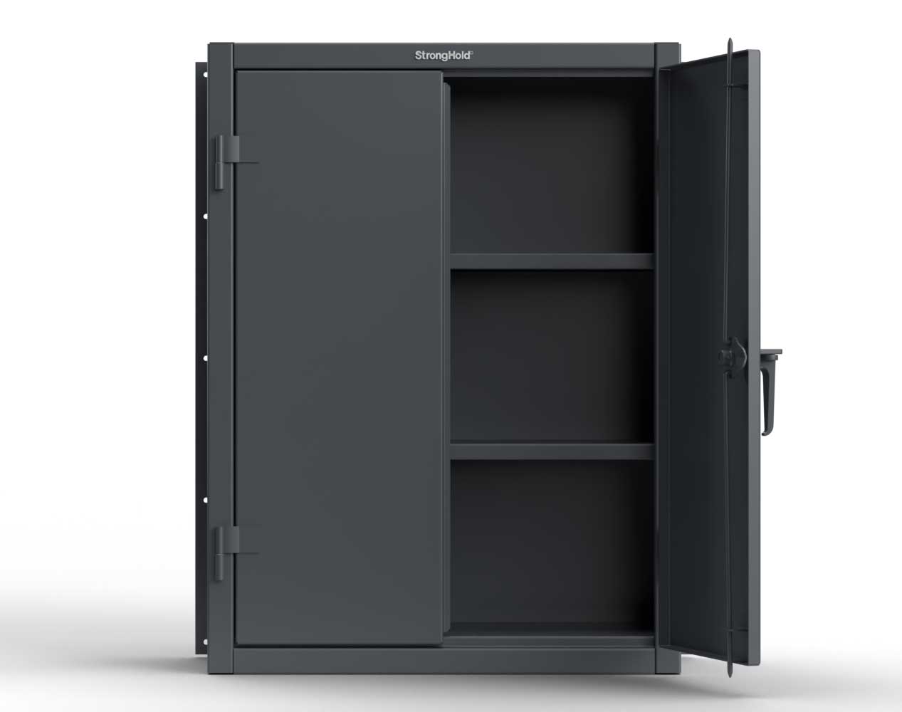 Extreme Duty 12 GA Wall Mounted Cabinet, 2 Shelves | 36 In. W x 14 In. D x 48 In. H