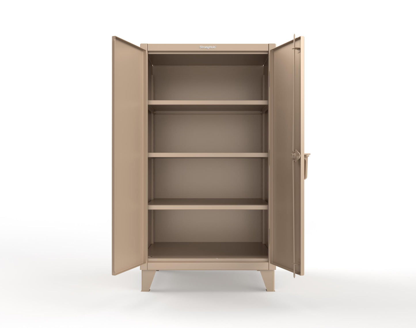 Extreme Duty 12 GA Cabinet with 3 Deep Shelves - 36 In. W x 30 In. D x 66 In. H - 35-303-1019