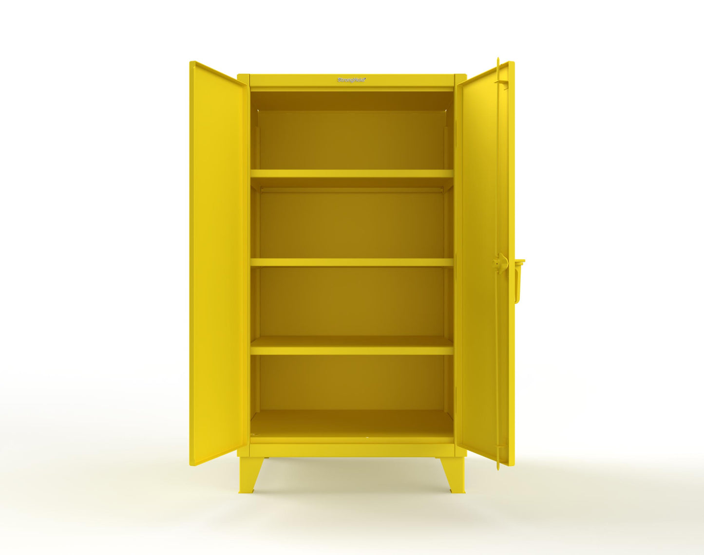 Extreme Duty 12 GA Cabinet with 3 Deep Shelves - 36 In. W x 30 In. D x 66 In. H - 35-303-1021