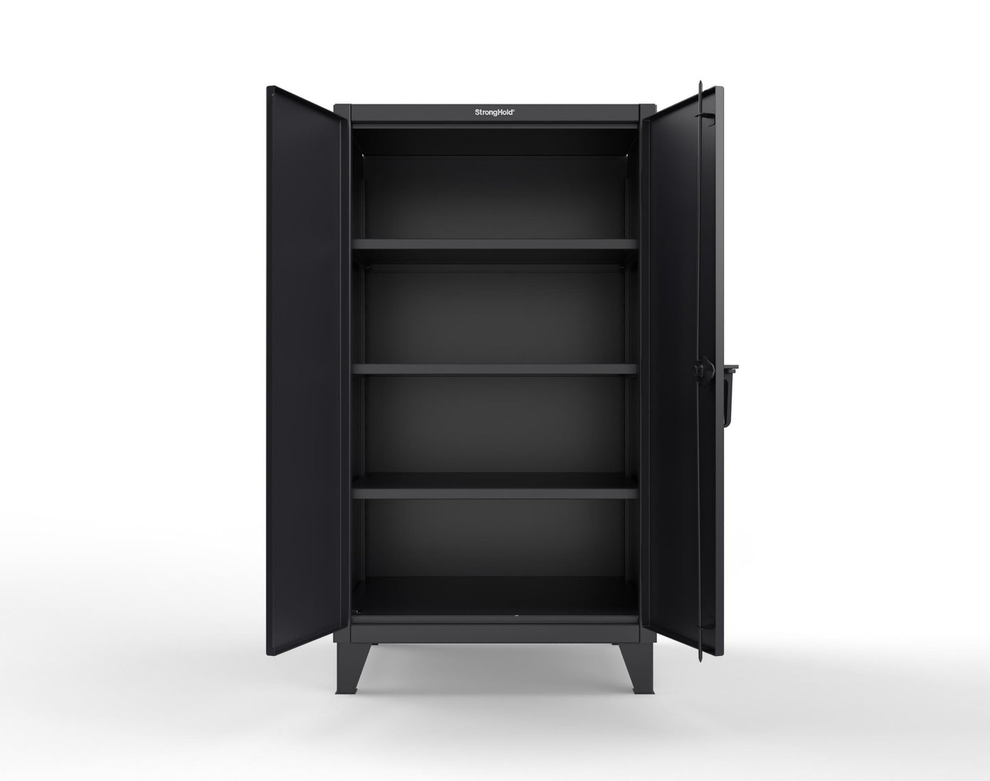 Extreme Duty 12 GA Cabinet with 3 Deep Shelves - 36 In. W x 30 In. D x 66 In. H - 35-303-9005