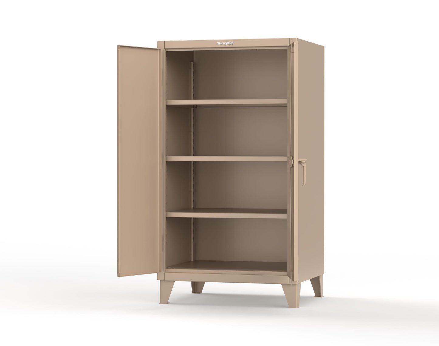 Extreme Duty 12 GA Cabinet with 3 Deep Shelves - 36 In. W x 30 In. D x 66 In. H - 35-303-1019