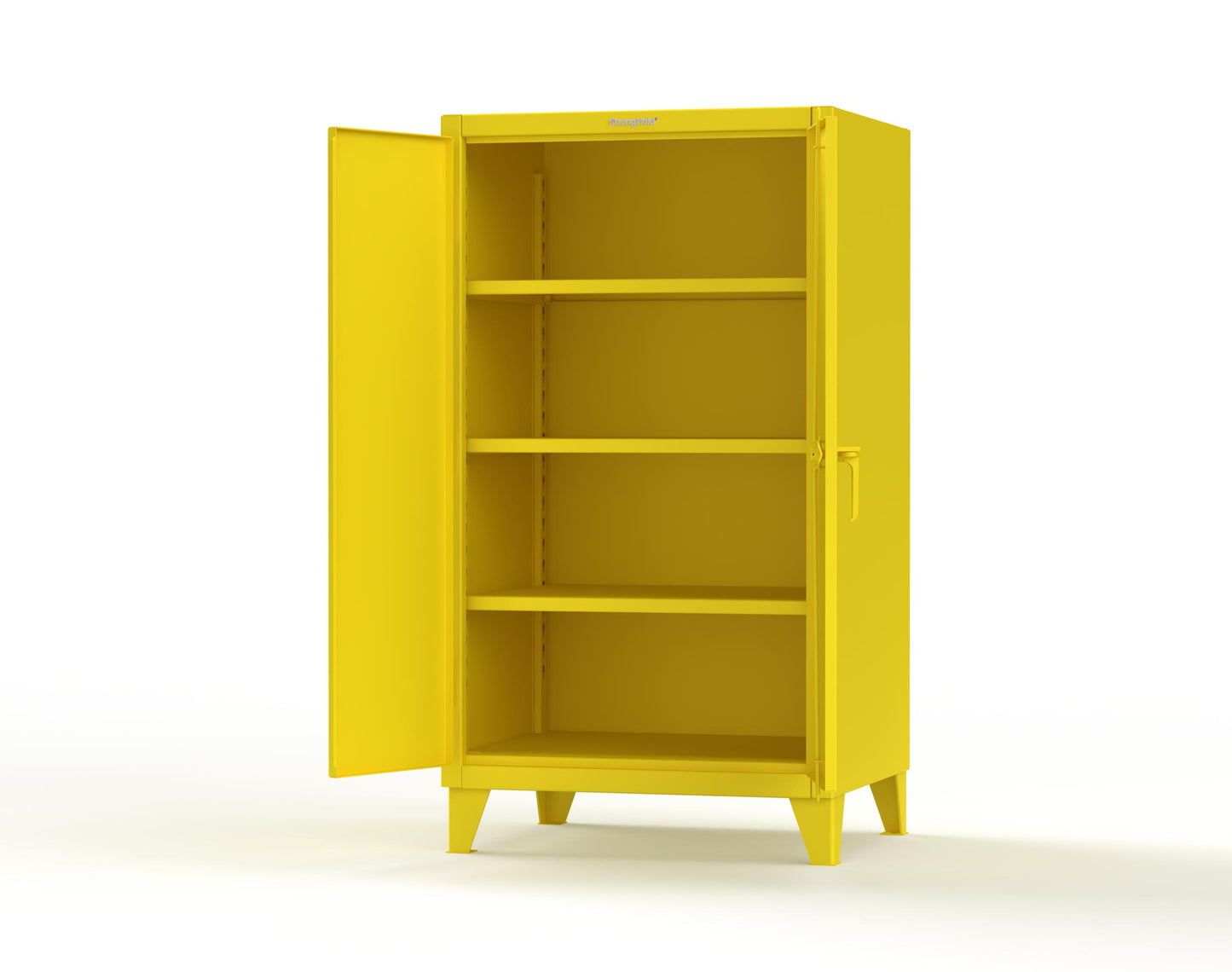 Extreme Duty 12 GA Cabinet with 3 Deep Shelves - 36 In. W x 30 In. D x 66 In. H - 35-303-1021
