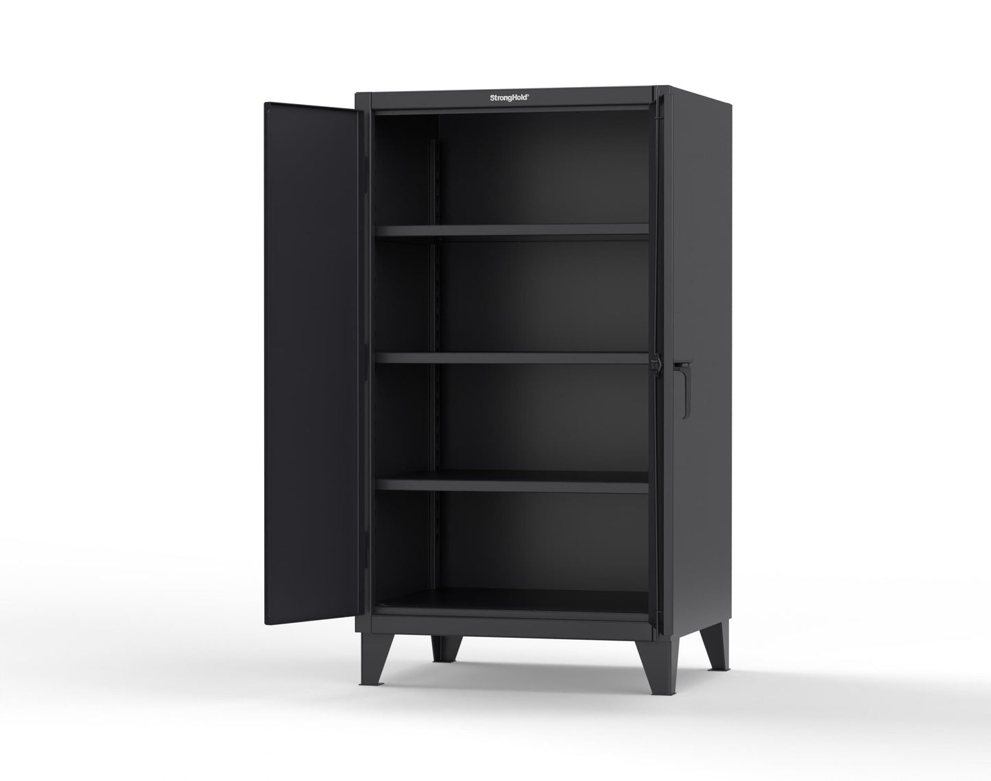 Extreme Duty 12 GA Cabinet with 3 Deep Shelves - 36 In. W x 30 In. D x 66 In. H - 35-303-9005