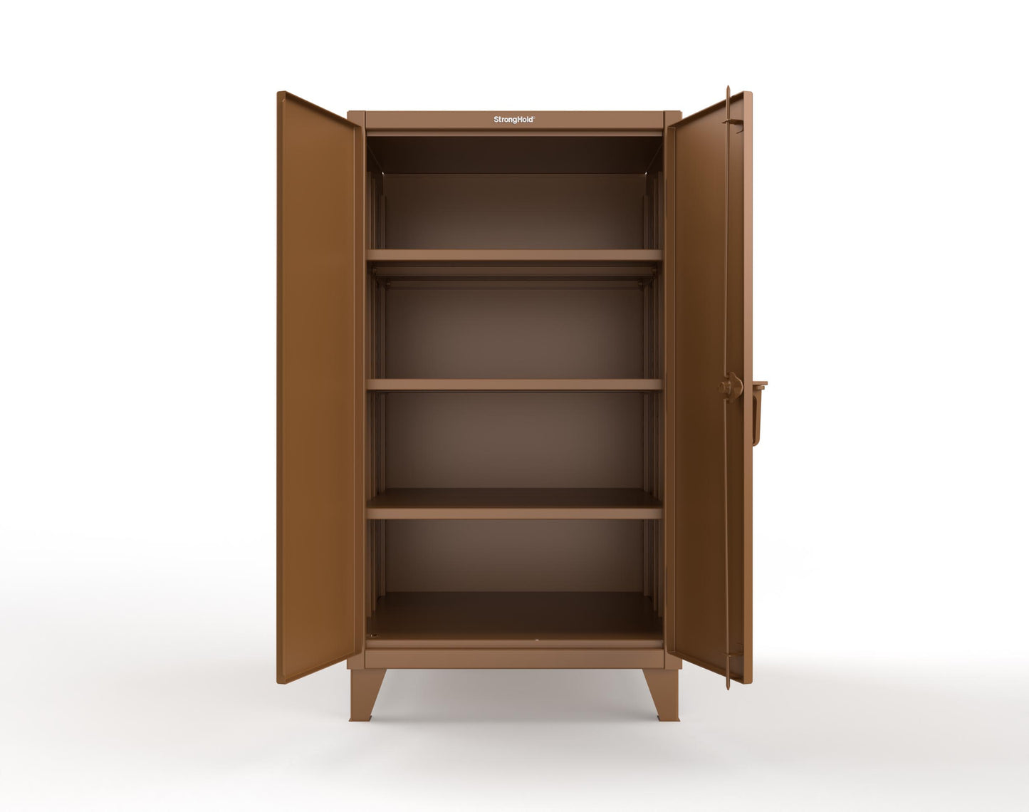 Extreme Duty 12 GA Cabinet with 3 Extra Deep Shelves - 36 In. W x 36 In. D x 66 In. H - 35-363-8008