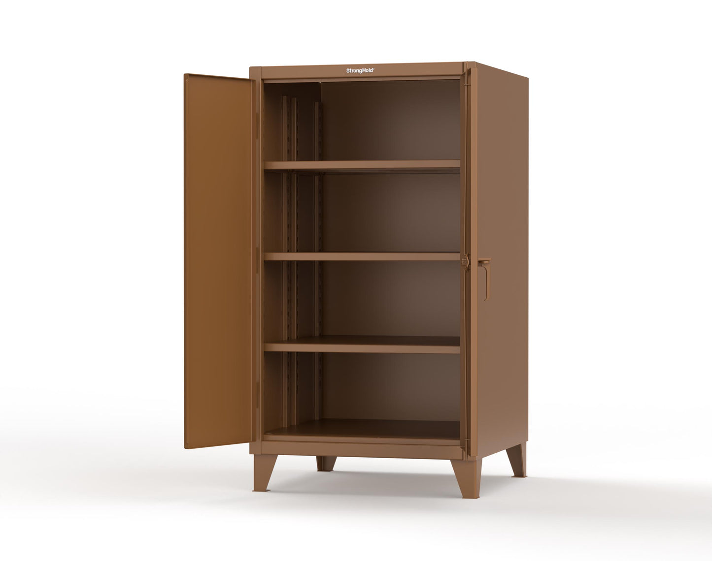 Extreme Duty 12 GA Cabinet with 3 Extra Deep Shelves - 36 In. W x 36 In. D x 66 In. H - 35-363-8008