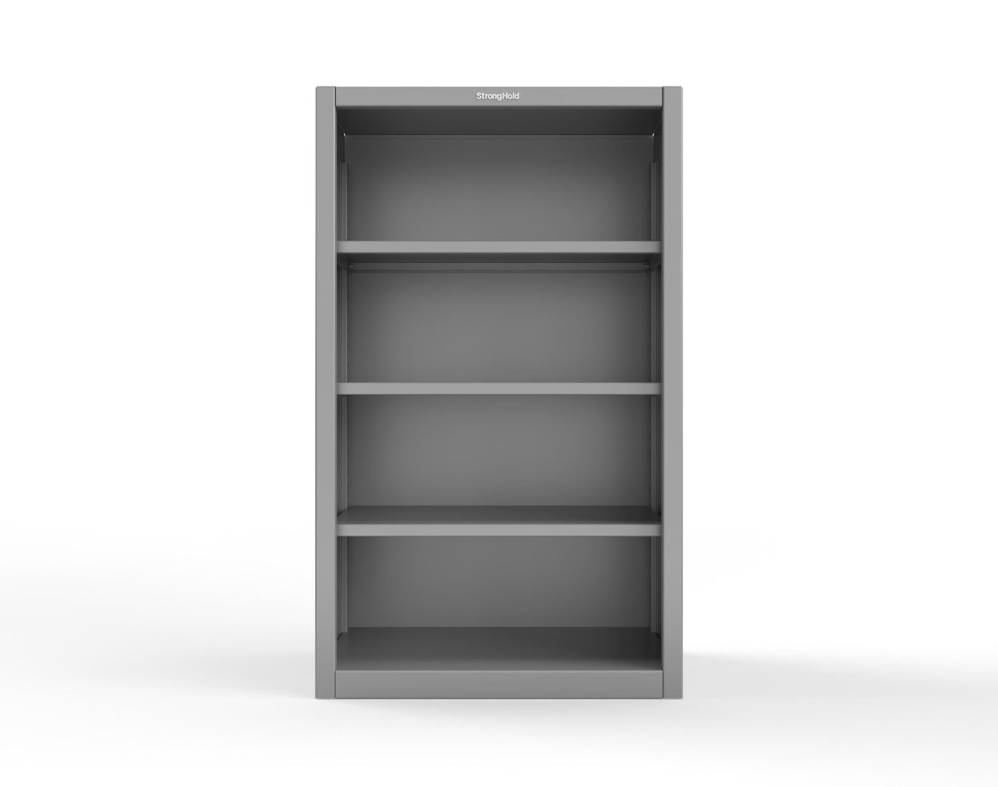 Extreme Duty 12 GA Closed Shelving Unit with 3 Shelves - 36 In. W x 24 In. D x 60 In. H - 35-CSU-243-7037