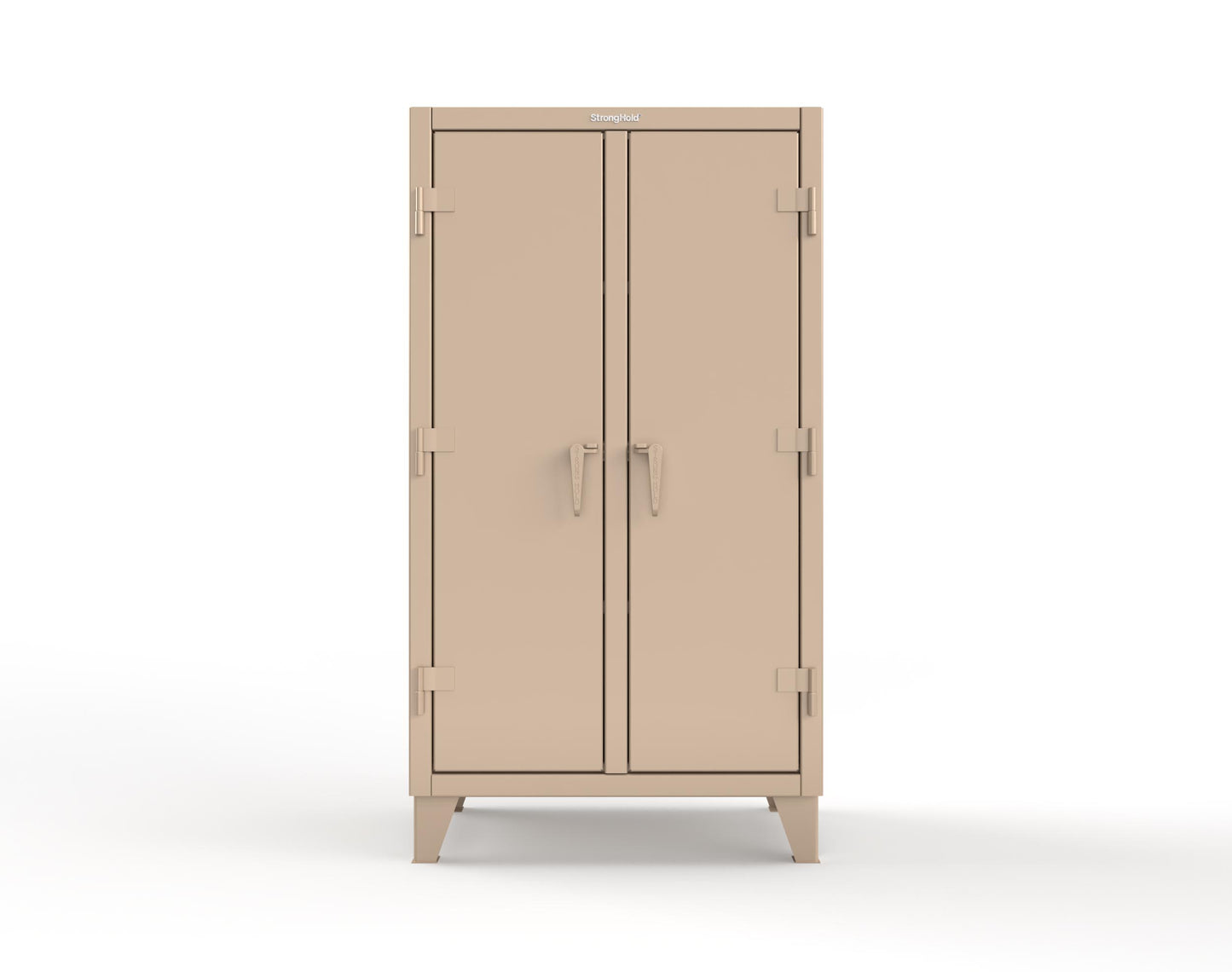 Extreme Duty 12 GA Double Shift Cabinet with 6 Shelves - 36 In. W x 24 In. D x 66 In. H - 35-DS-246-1019